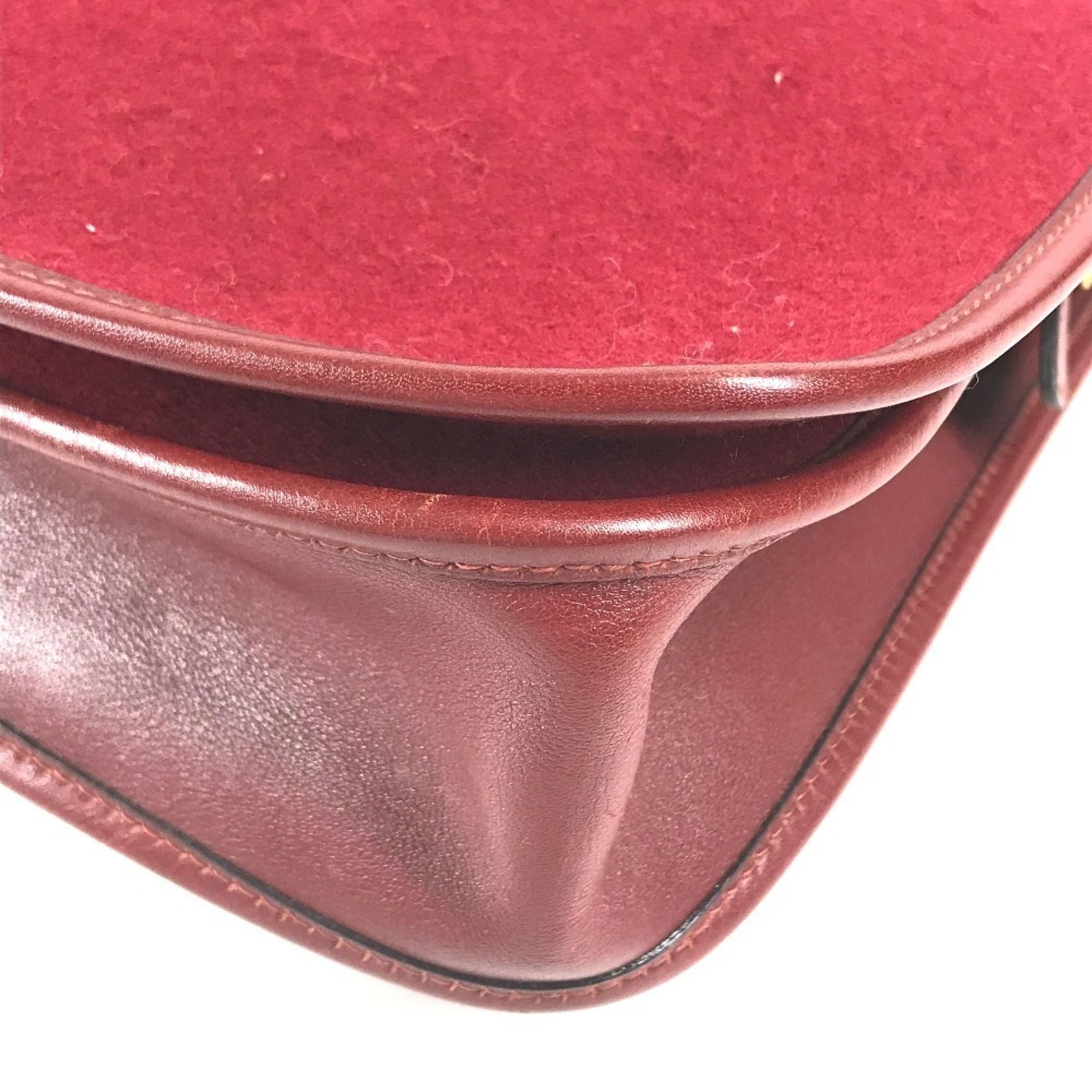 Felt Leather Shoulder Bag (Pre-Owned) - Hermes - Modalova