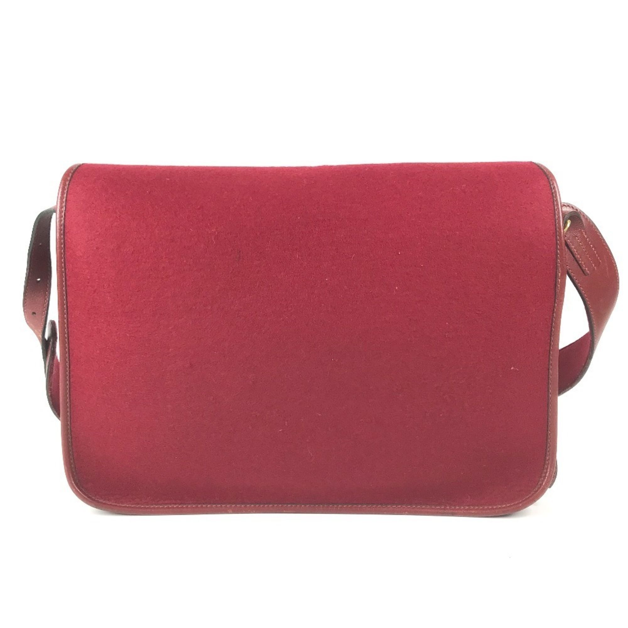 Felt Leather Shoulder Bag (Pre-Owned) - Hermes - Modalova