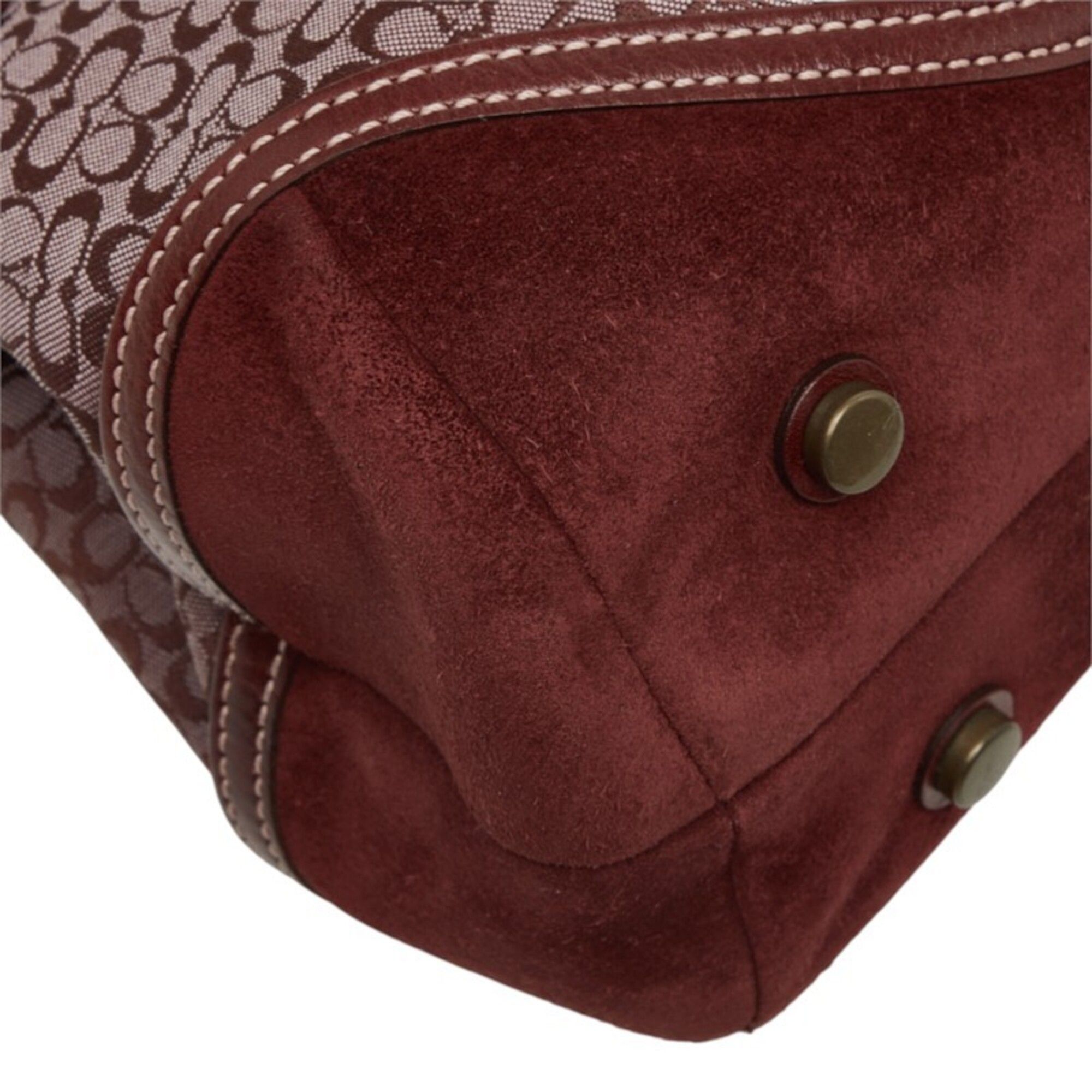 Canvas Leather Handbag (Pre-Owned) - Coach - Modalova