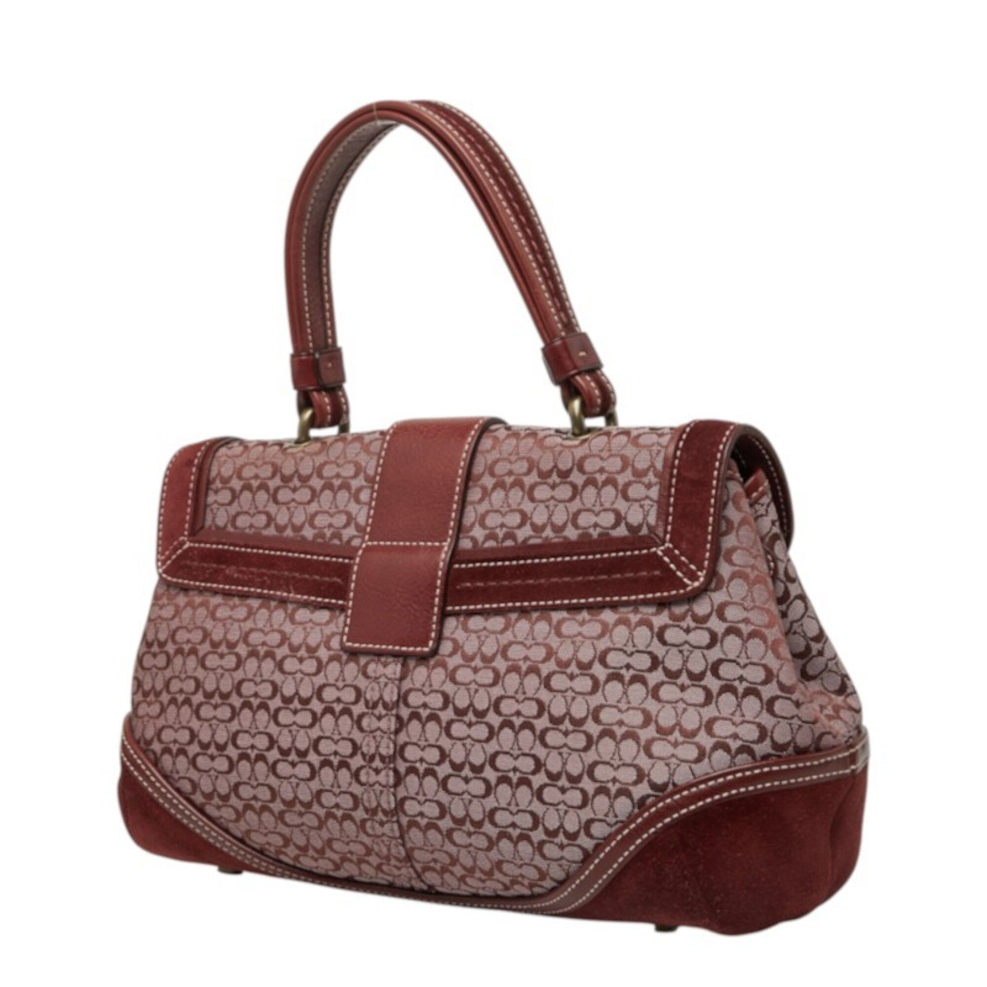 Canvas Leather Handbag (Pre-Owned) - Coach - Modalova
