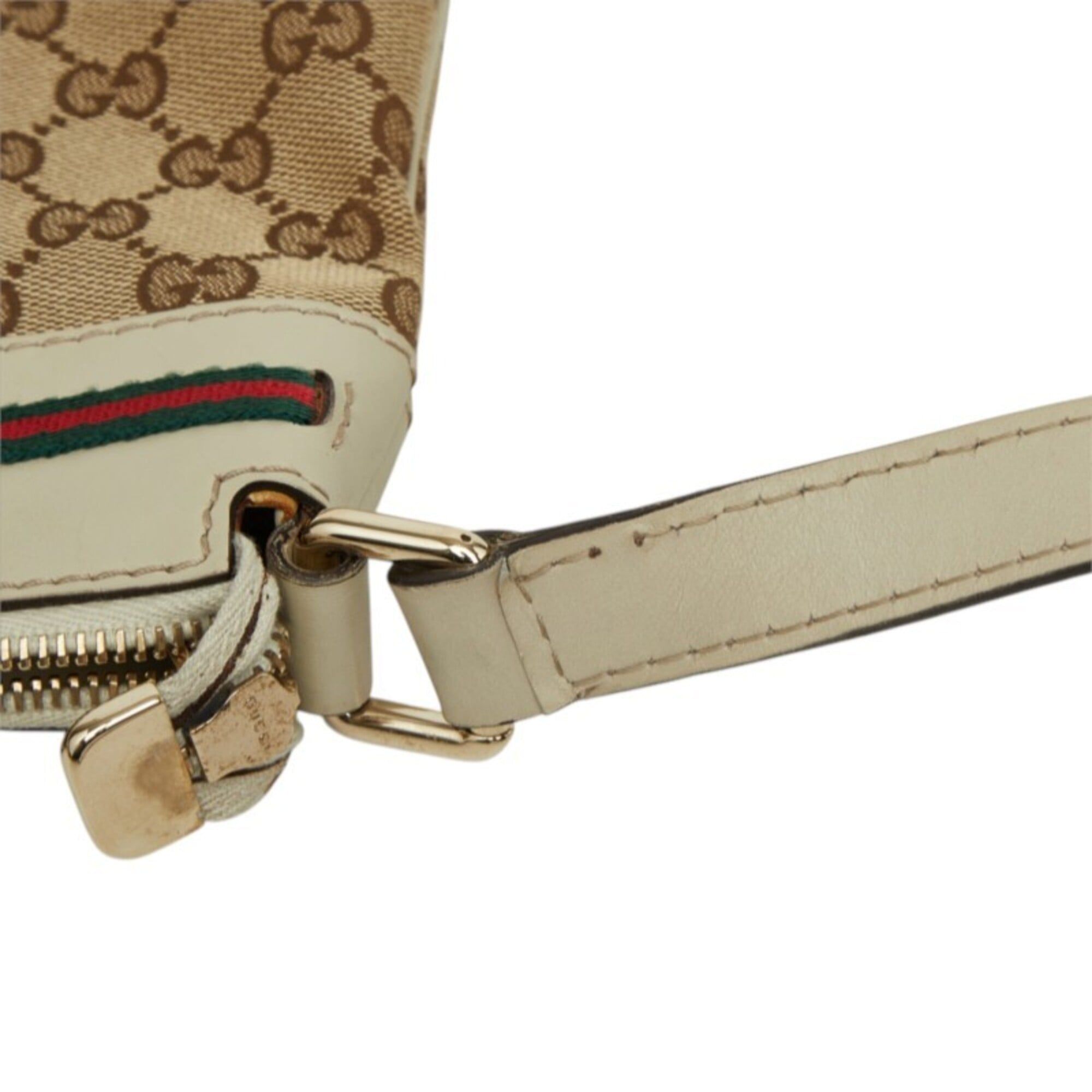 Canvas Leather Shoulder Bag (Pre-Owned) - Gucci - Modalova