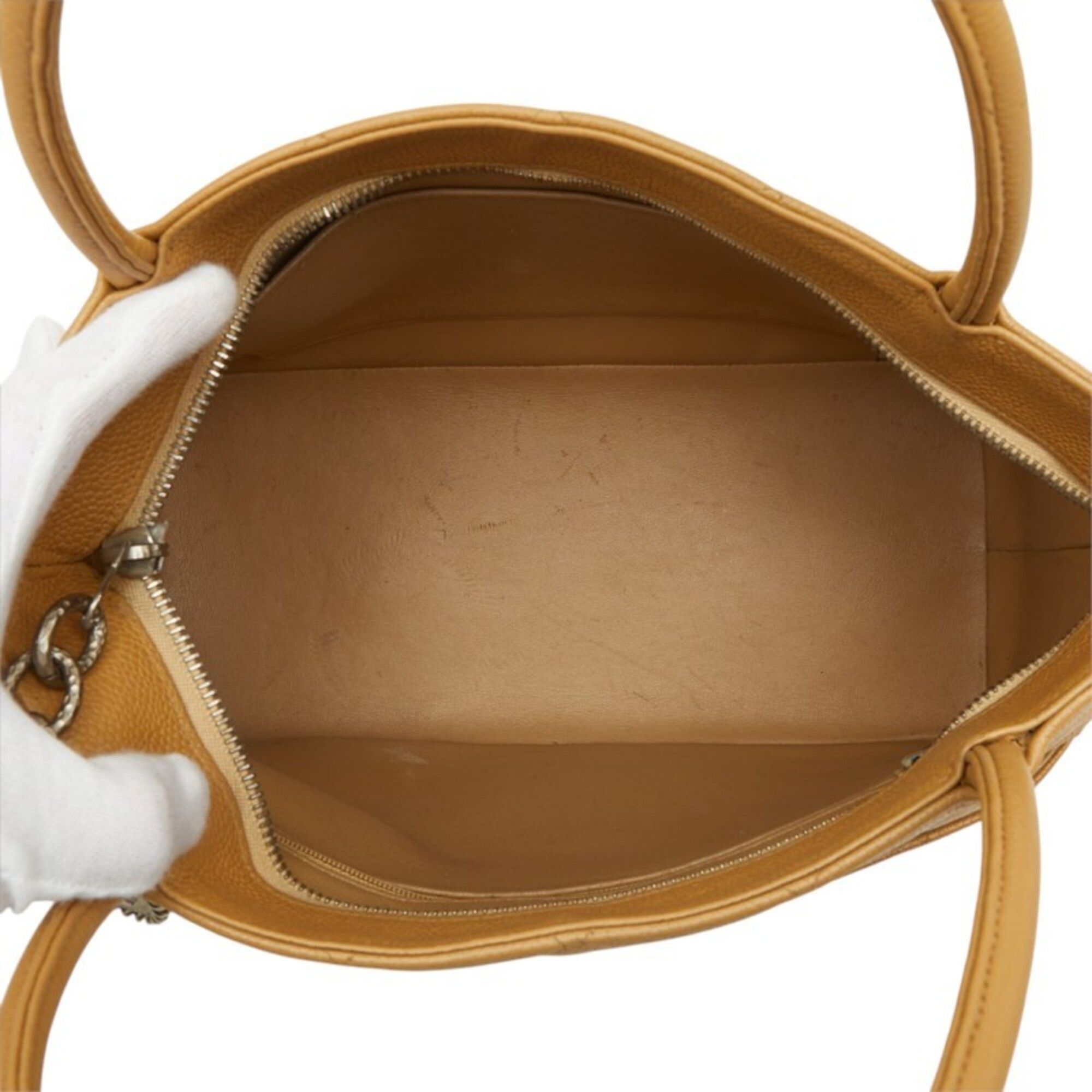 Grained Calfskin Handbag Tote Bag (Pre-Owned) - Chanel - Modalova