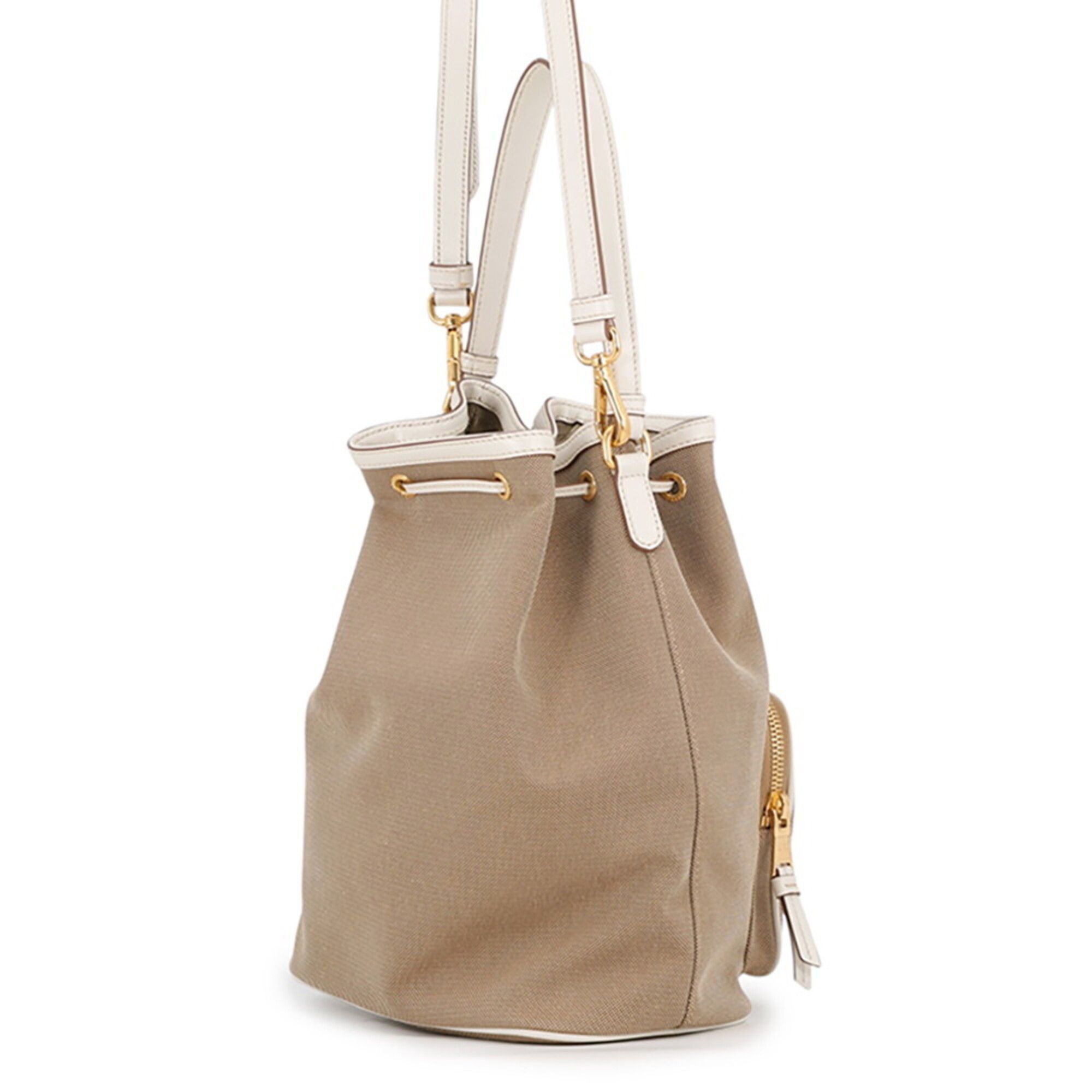 Canvas Leather Handbag (Pre-Owned) - Prada - Modalova