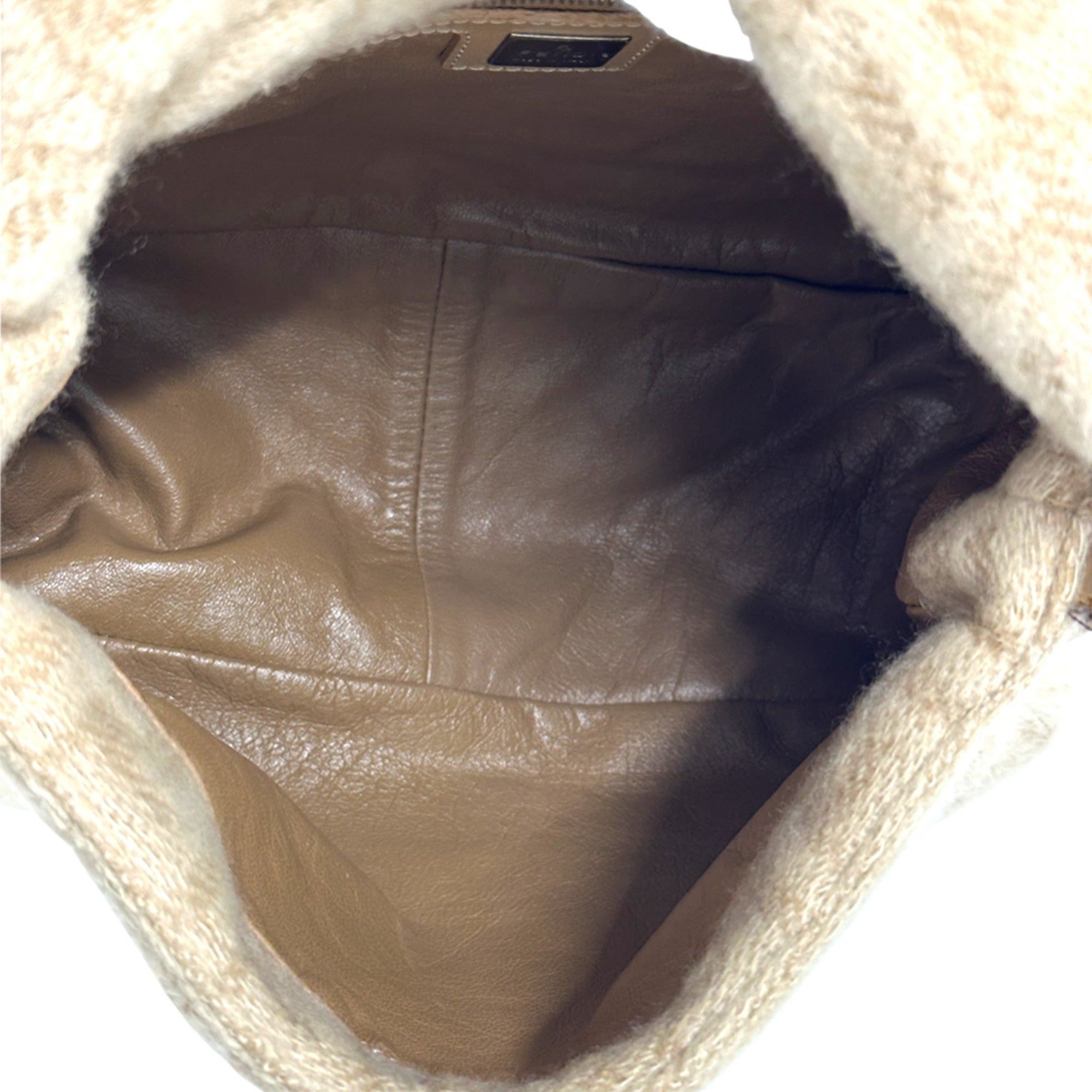 Wool Handbag Shoulder Bag (Pre-Owned) - Fendi - Modalova