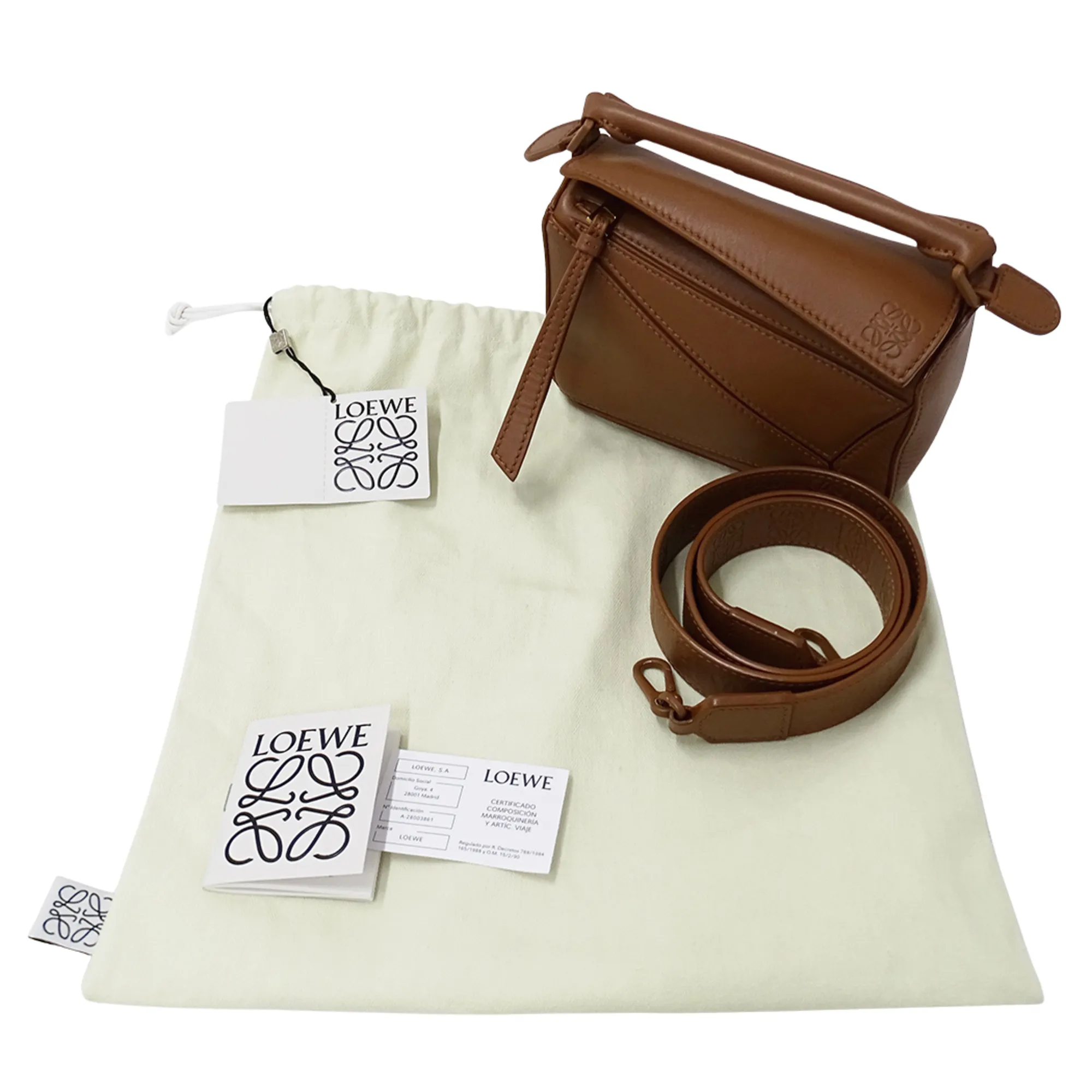 Puzzle Leather Handbag Shoulder Bag (Pre-Owned) - Loewe - Modalova