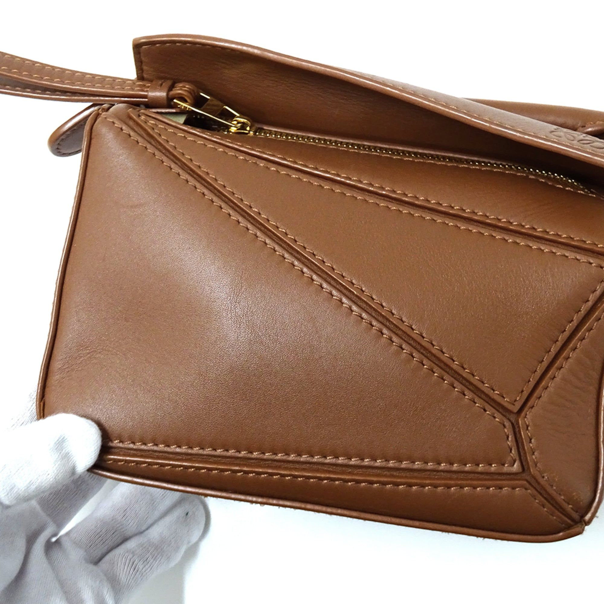 Puzzle Leather Handbag Shoulder Bag (Pre-Owned) - Loewe - Modalova