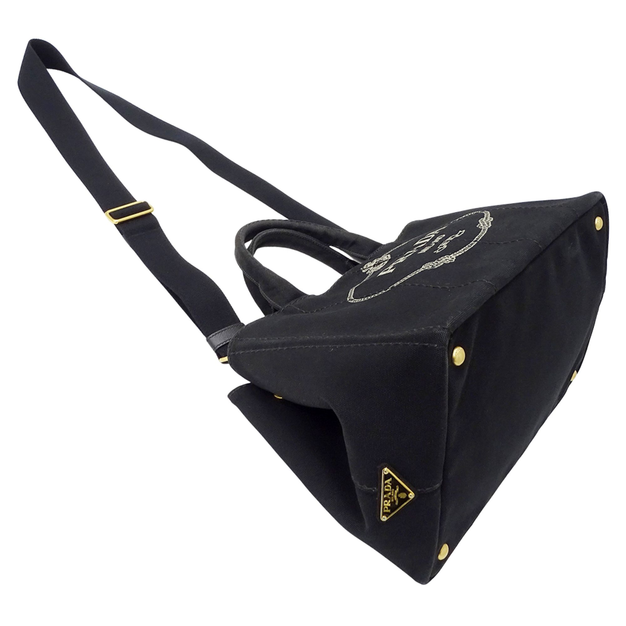 Canapa Canvas Handbag Shoulder Bag Tote Bag (Pre-Owned) - Prada - Modalova