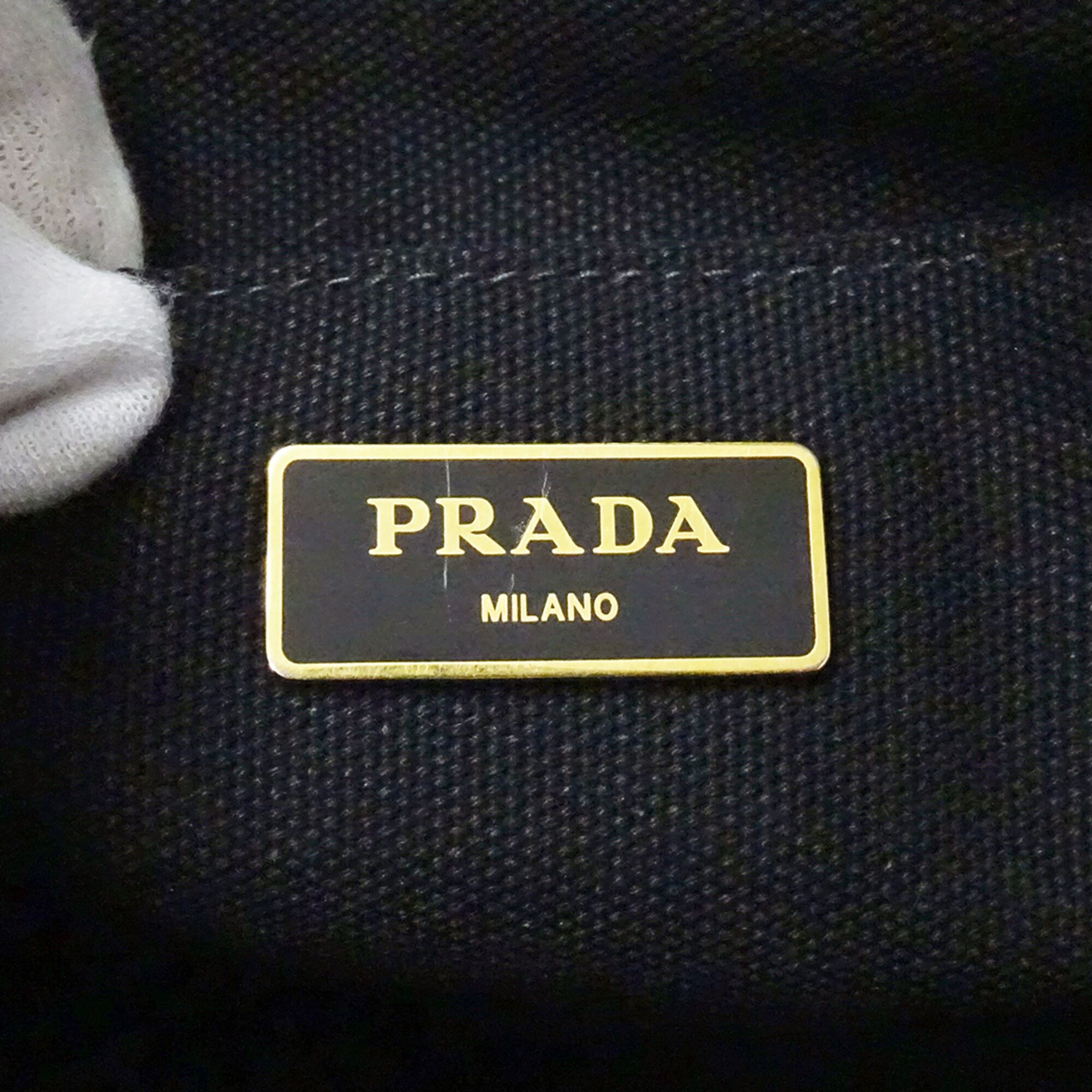Canapa Canvas Handbag Shoulder Bag Tote Bag (Pre-Owned) - Prada - Modalova
