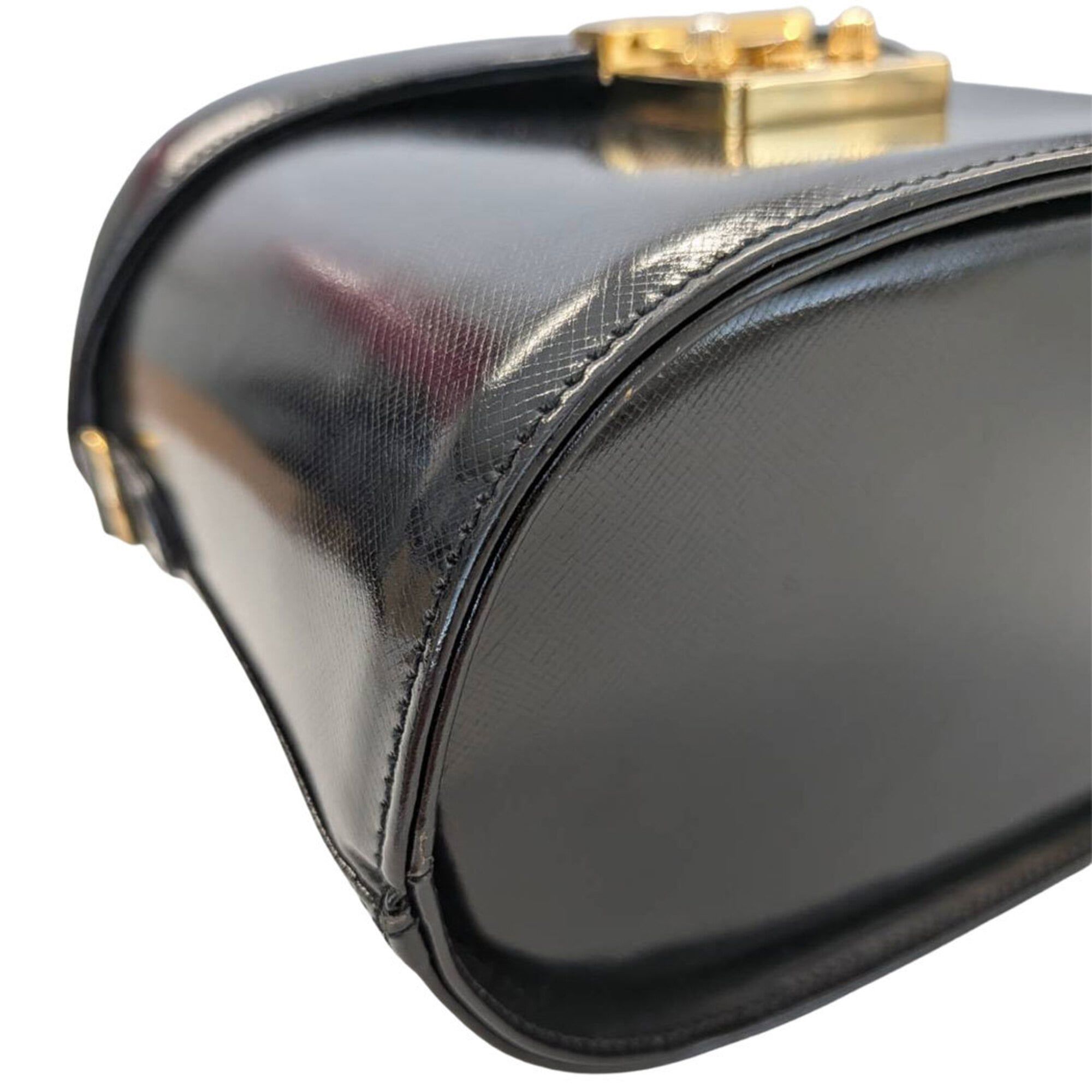 Leather Handbag (Pre-Owned) - Versace - Modalova