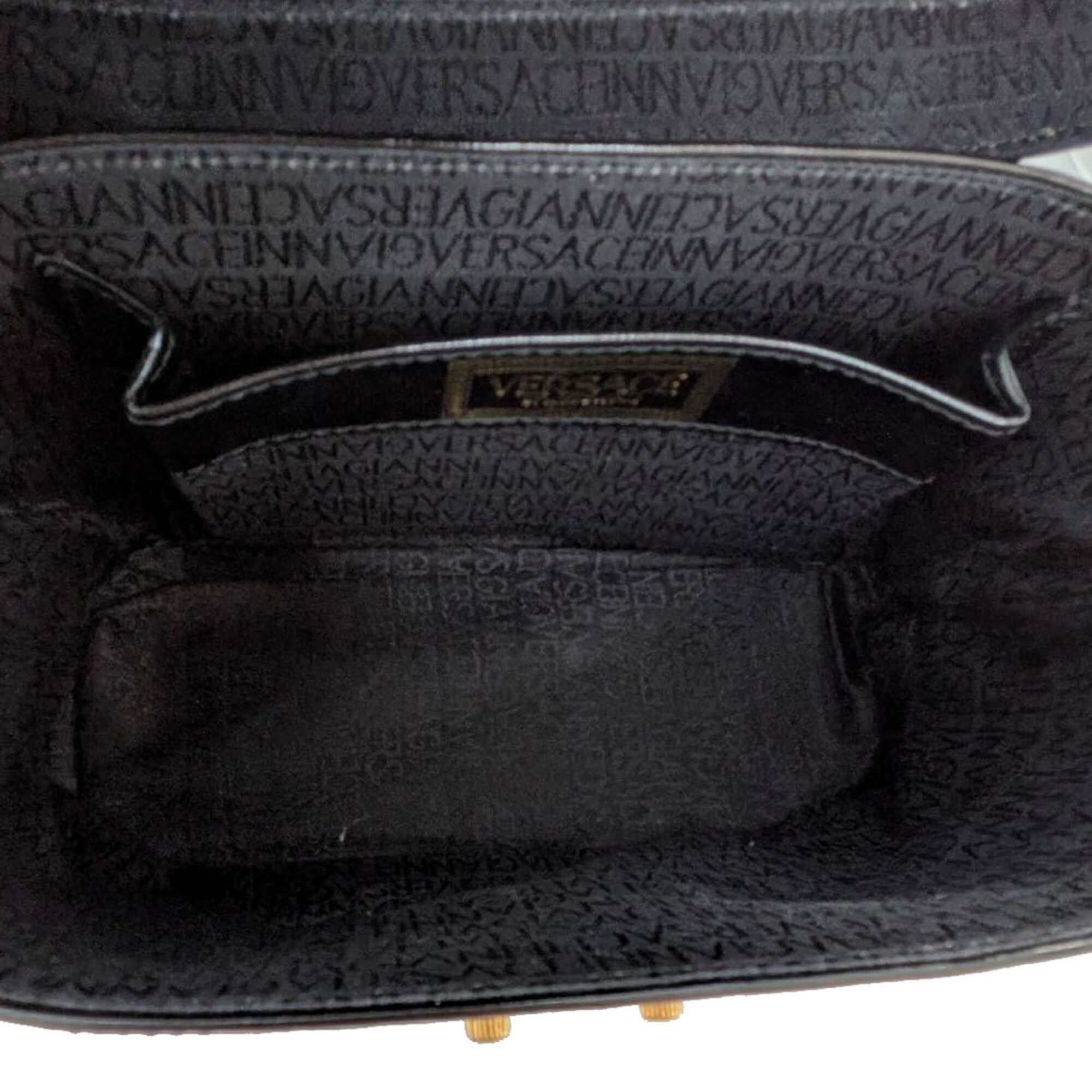 Leather Handbag (Pre-Owned) - Versace - Modalova