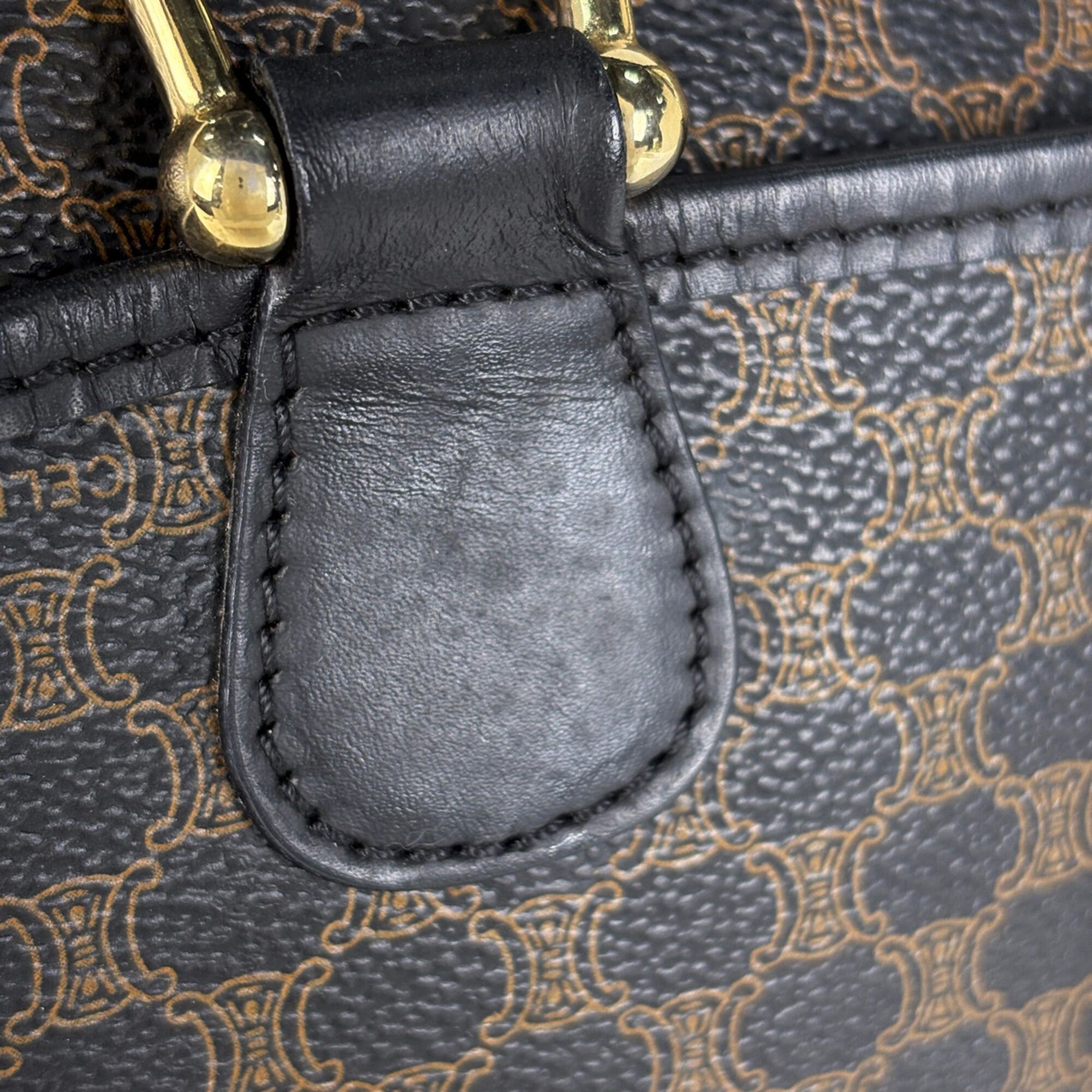 Macadam Coated Canvas Leather Handbag (Pre-Owned) - Celine - Modalova