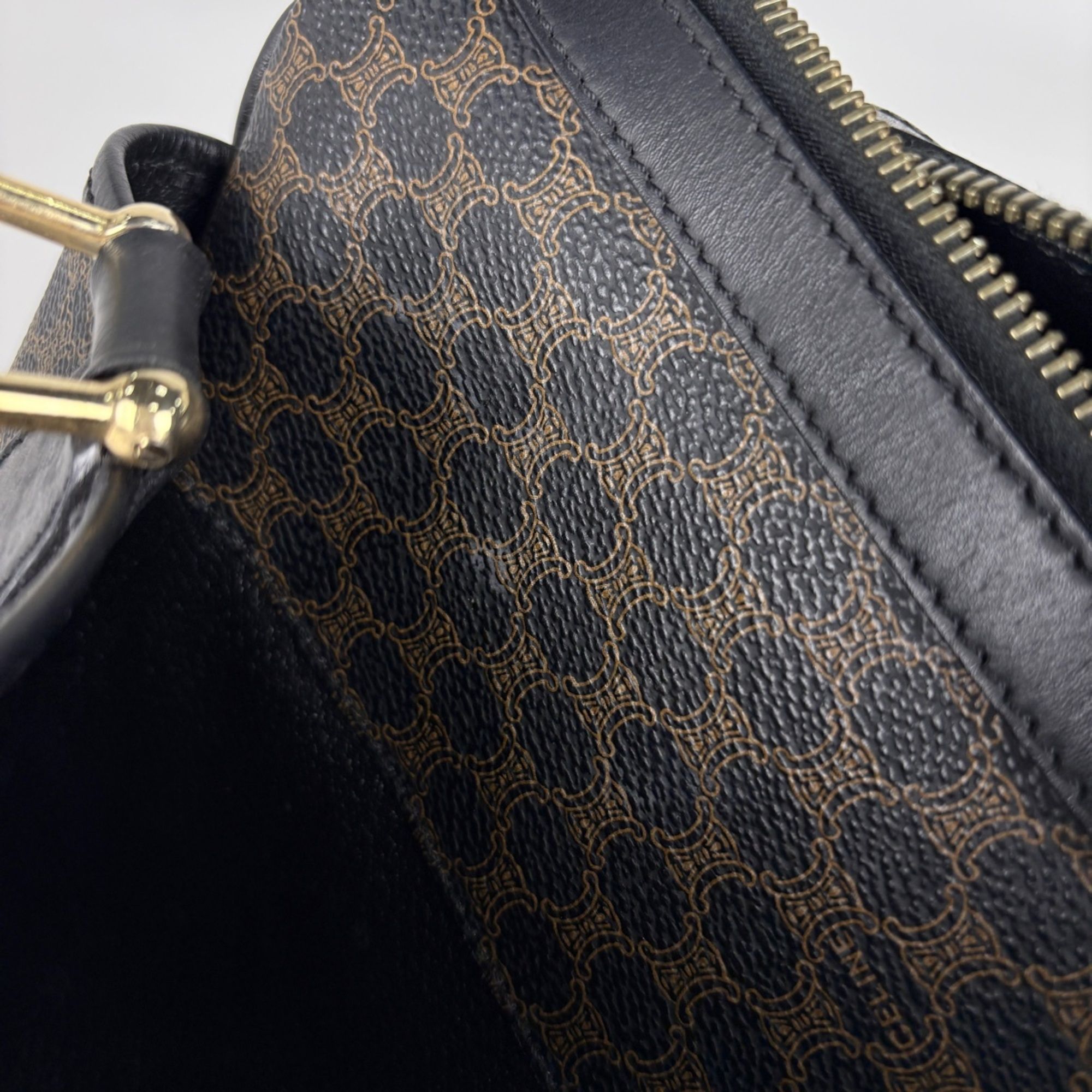 Macadam Coated Canvas Leather Handbag (Pre-Owned) - Celine - Modalova
