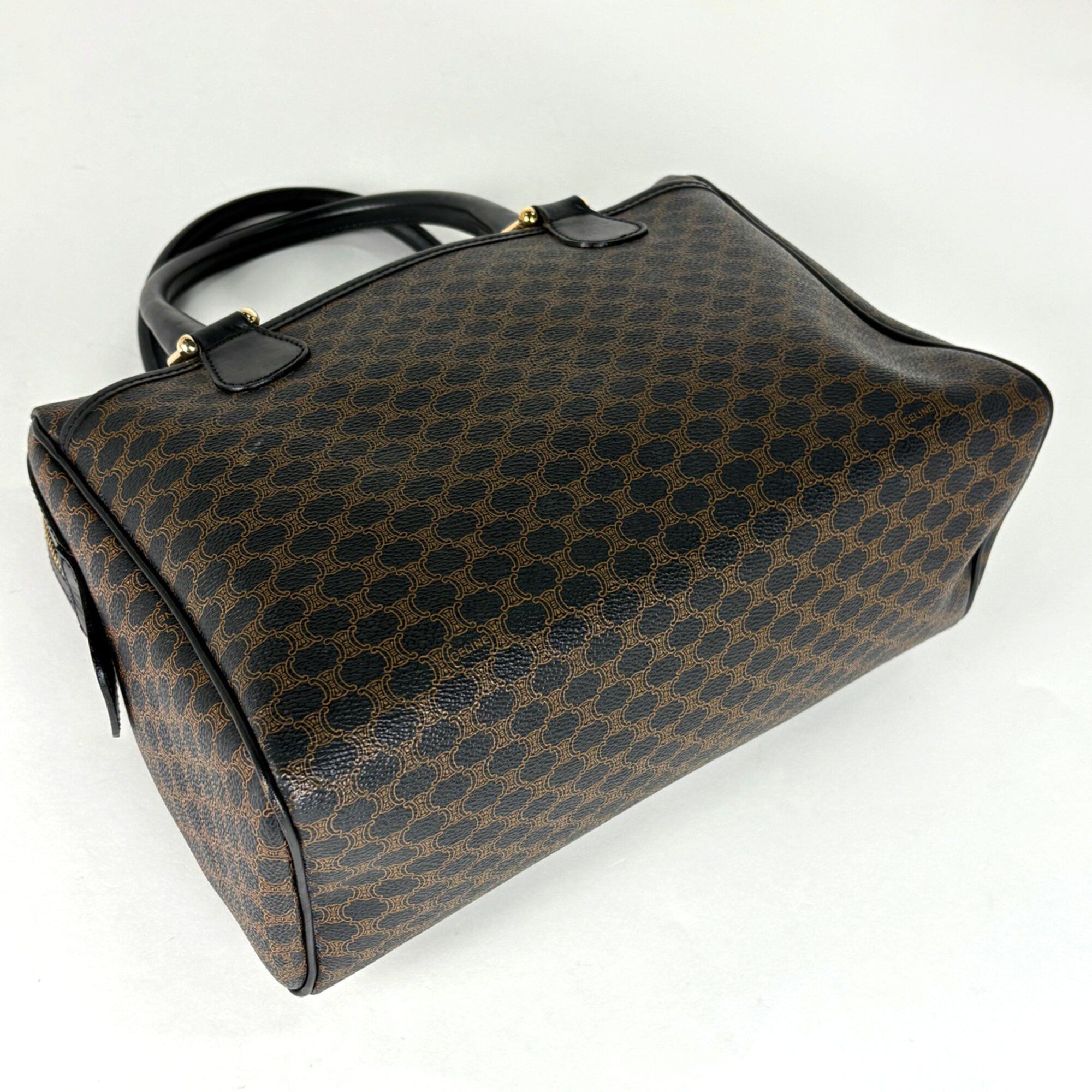 Macadam Coated Canvas Leather Handbag (Pre-Owned) - Celine - Modalova