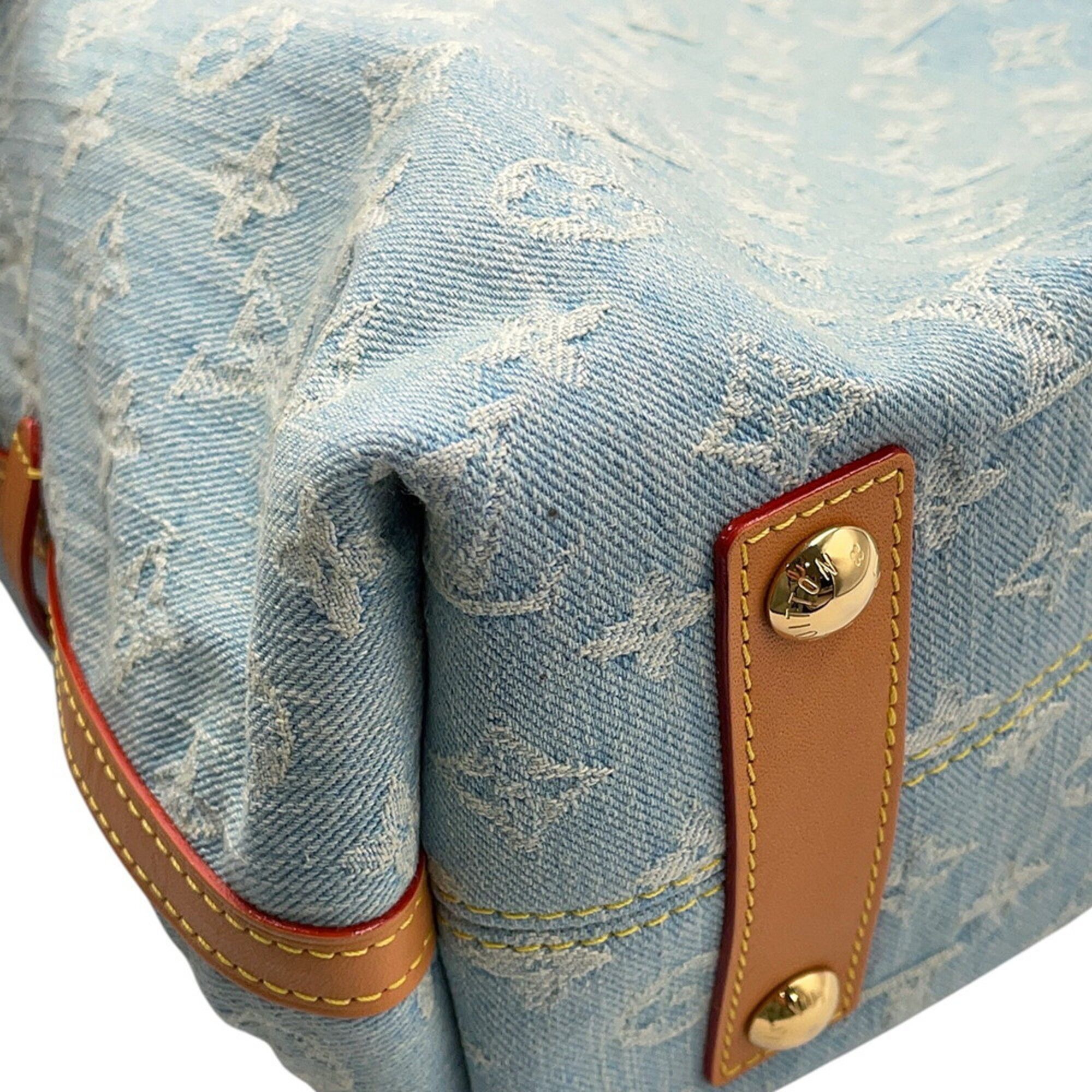 Monogram Denim Shoulder Bag (Pre-Owned) - Louis Vuitton - Modalova