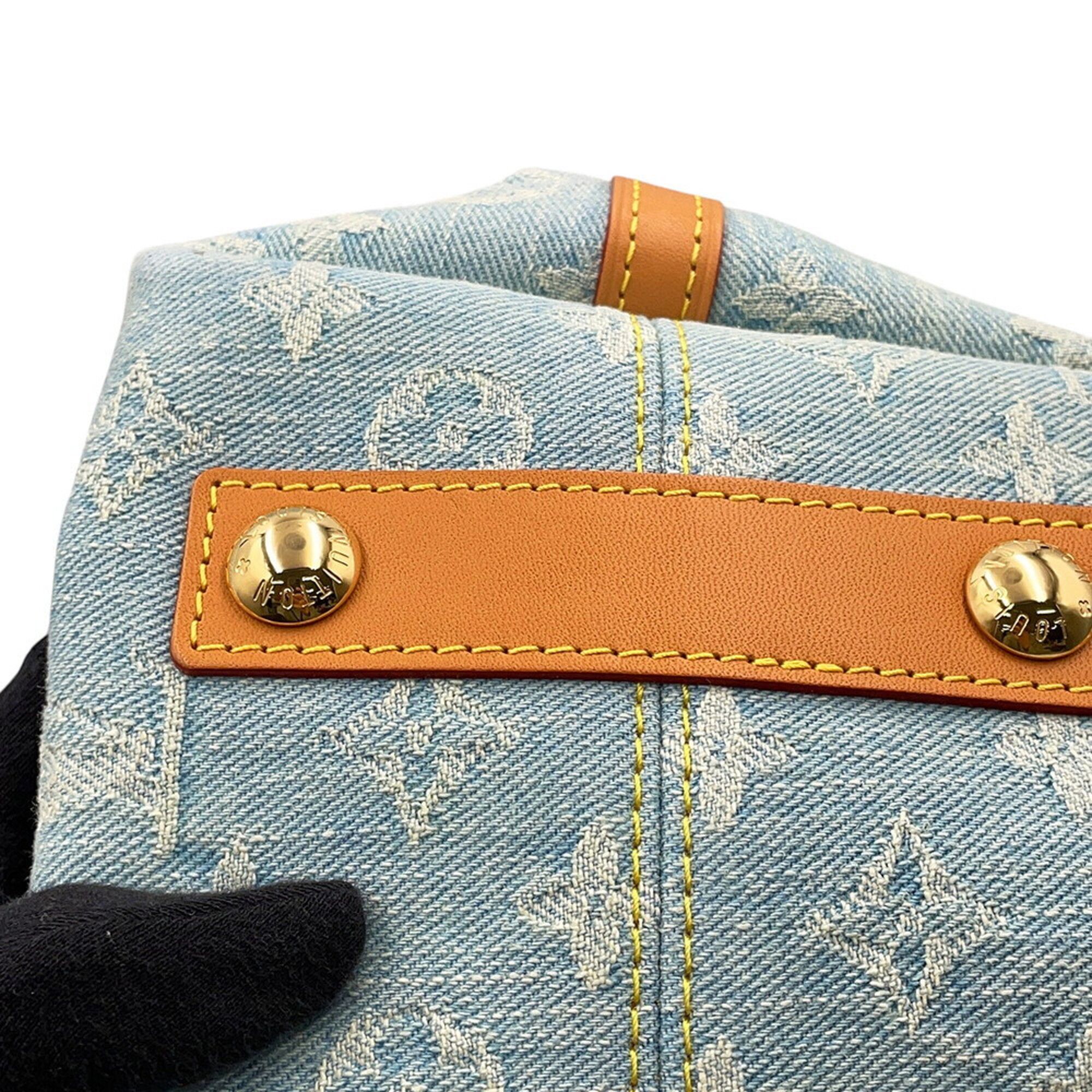 Monogram Denim Shoulder Bag (Pre-Owned) - Louis Vuitton - Modalova