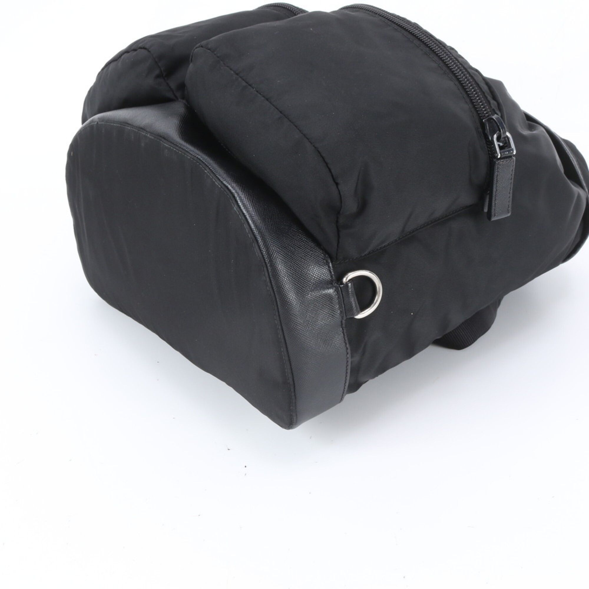 Leather Nylon Backpack (Pre-Owned) - Prada - Modalova