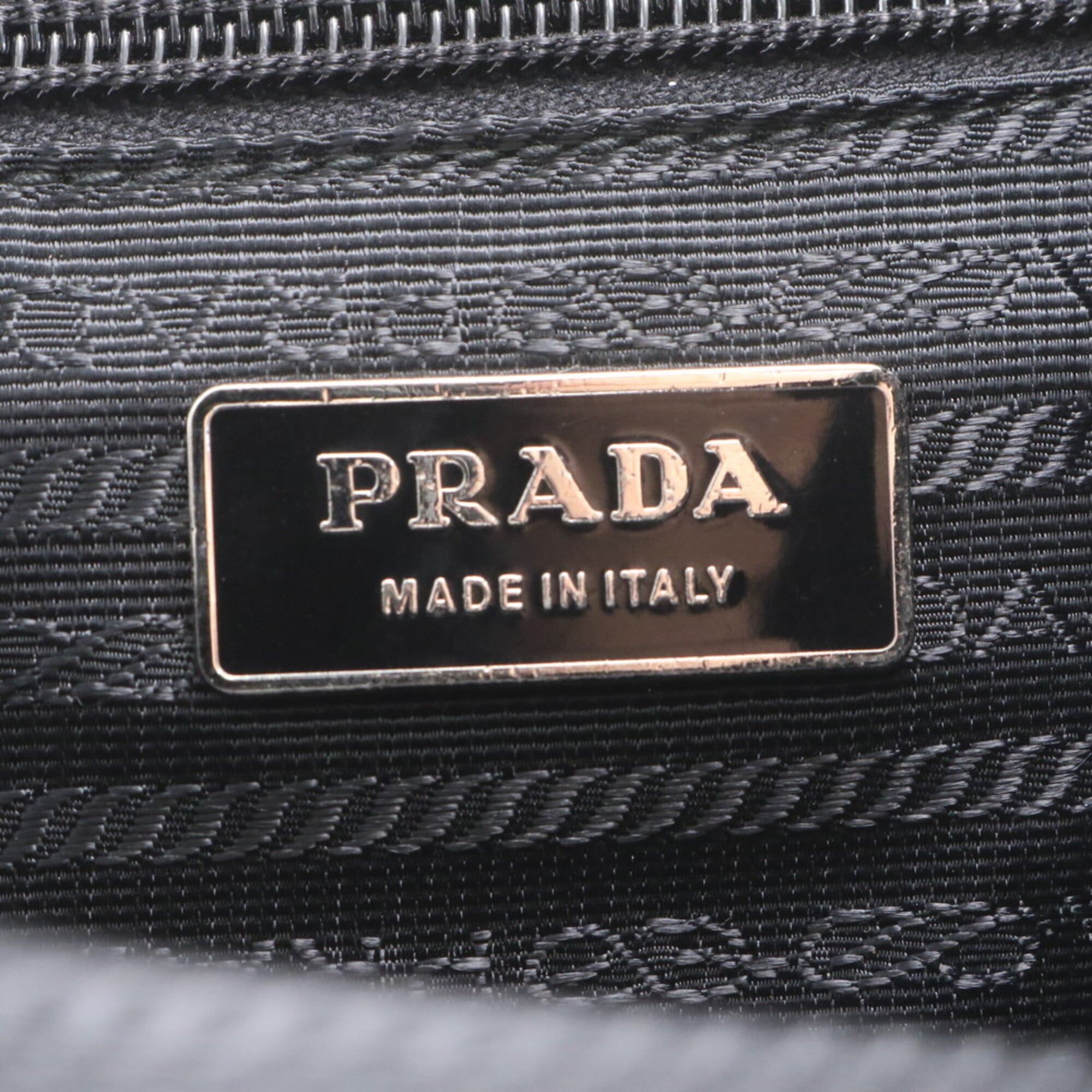Leather Nylon Backpack (Pre-Owned) - Prada - Modalova