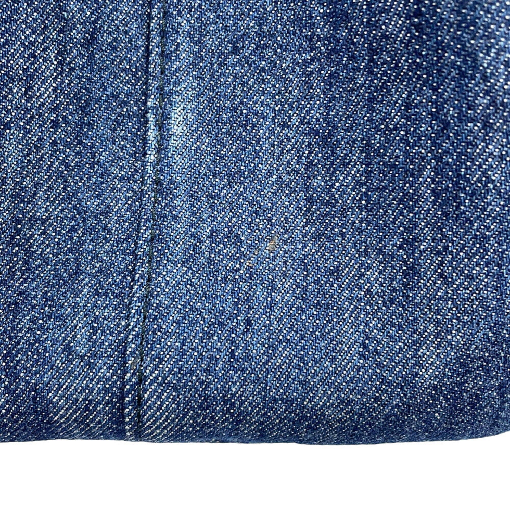 Denim Leather Handbag (Pre-Owned) - Prada - Modalova