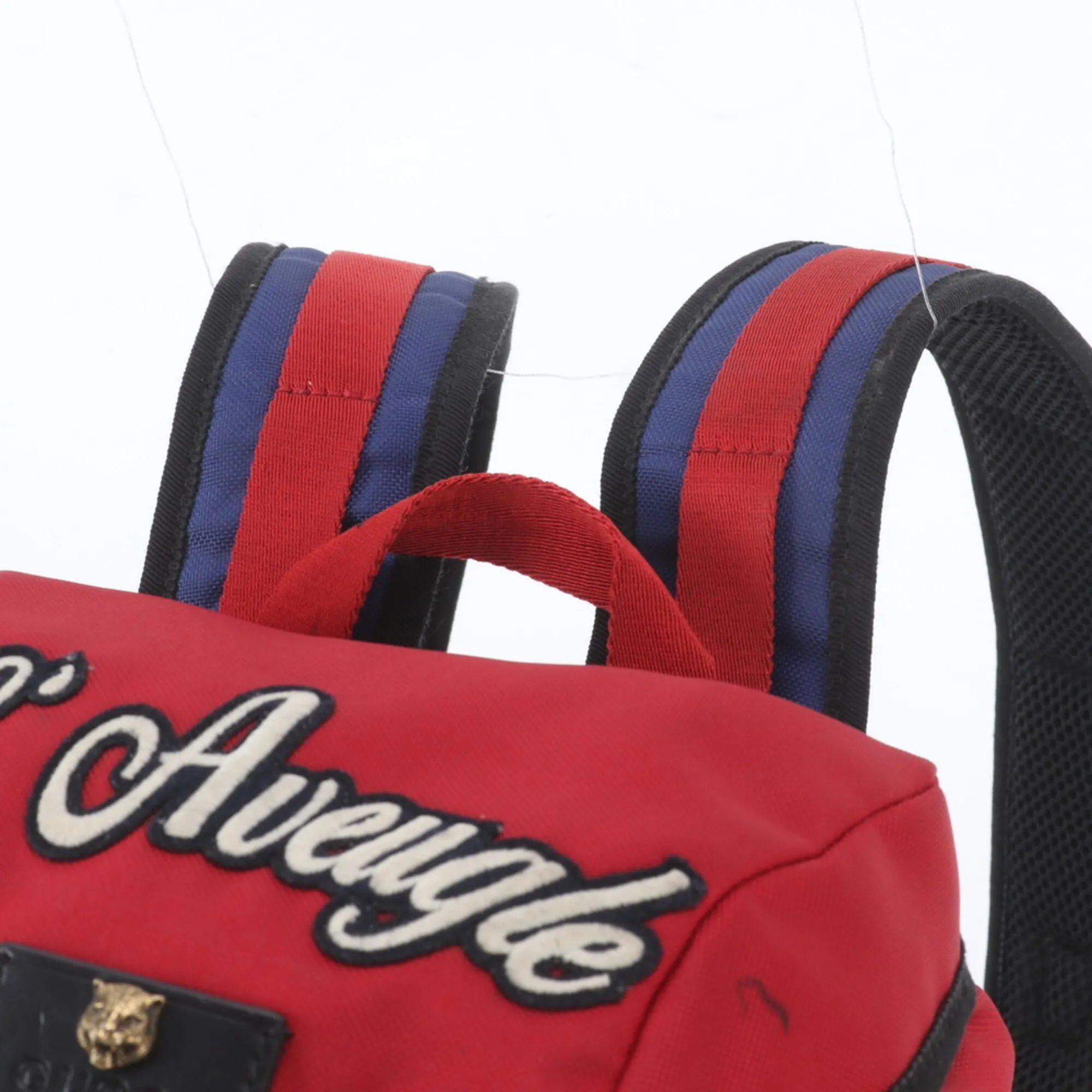 Leather Canvas Backpack Shoulder Bag (Pre-Owned) - Gucci - Modalova