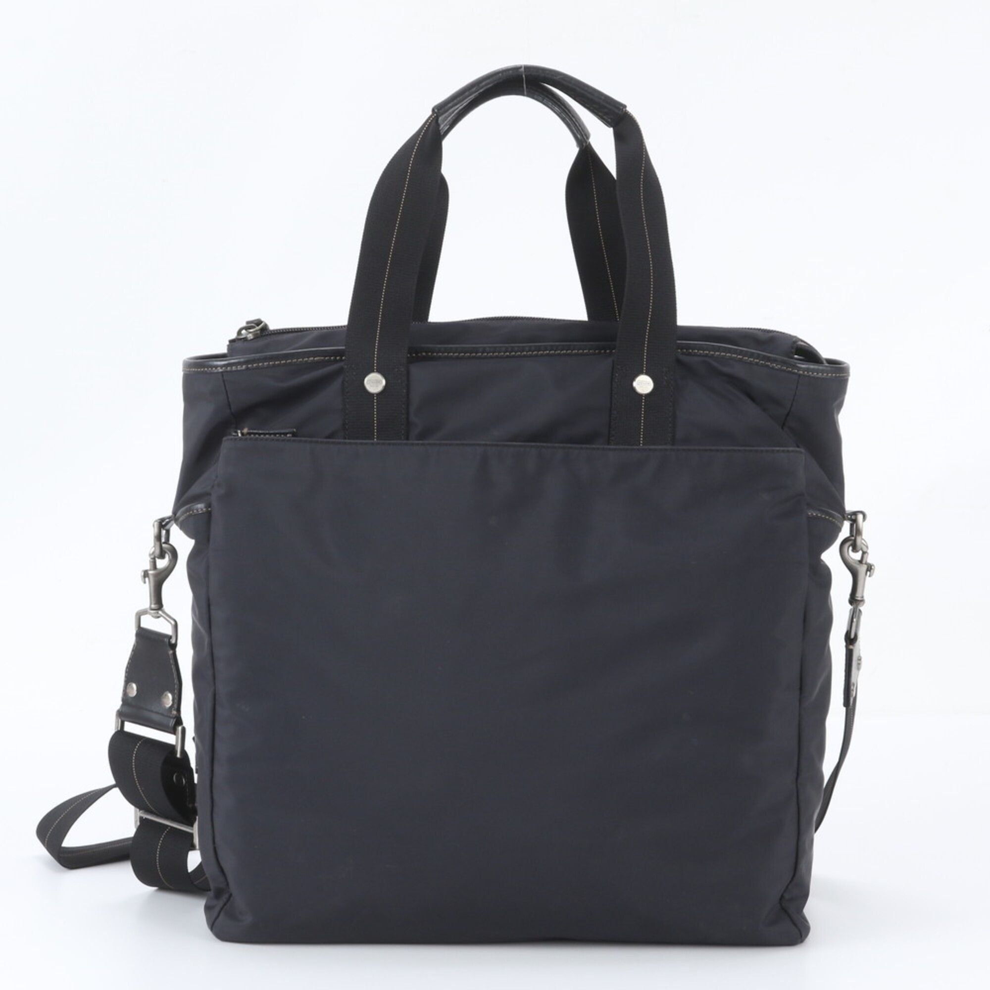 Leather Nylon Messenger Bag Shoulder Bag Tote Bag (Pre-Owned) - Coach - Modalova