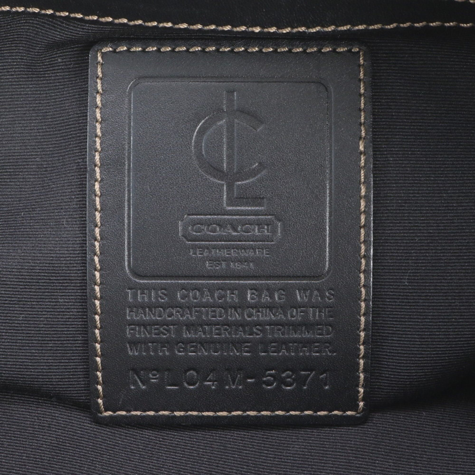 Leather Nylon Messenger Bag Shoulder Bag Tote Bag (Pre-Owned) - Coach - Modalova