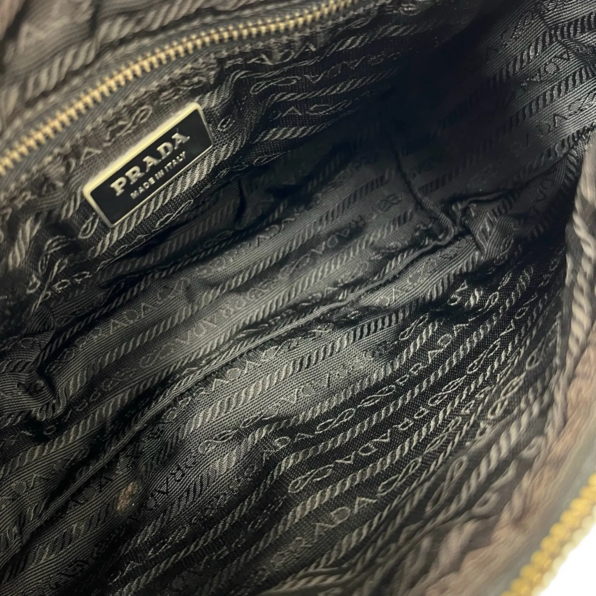Nylon Leather Handbag Shoulder Bag (Pre-Owned) - Prada - Modalova