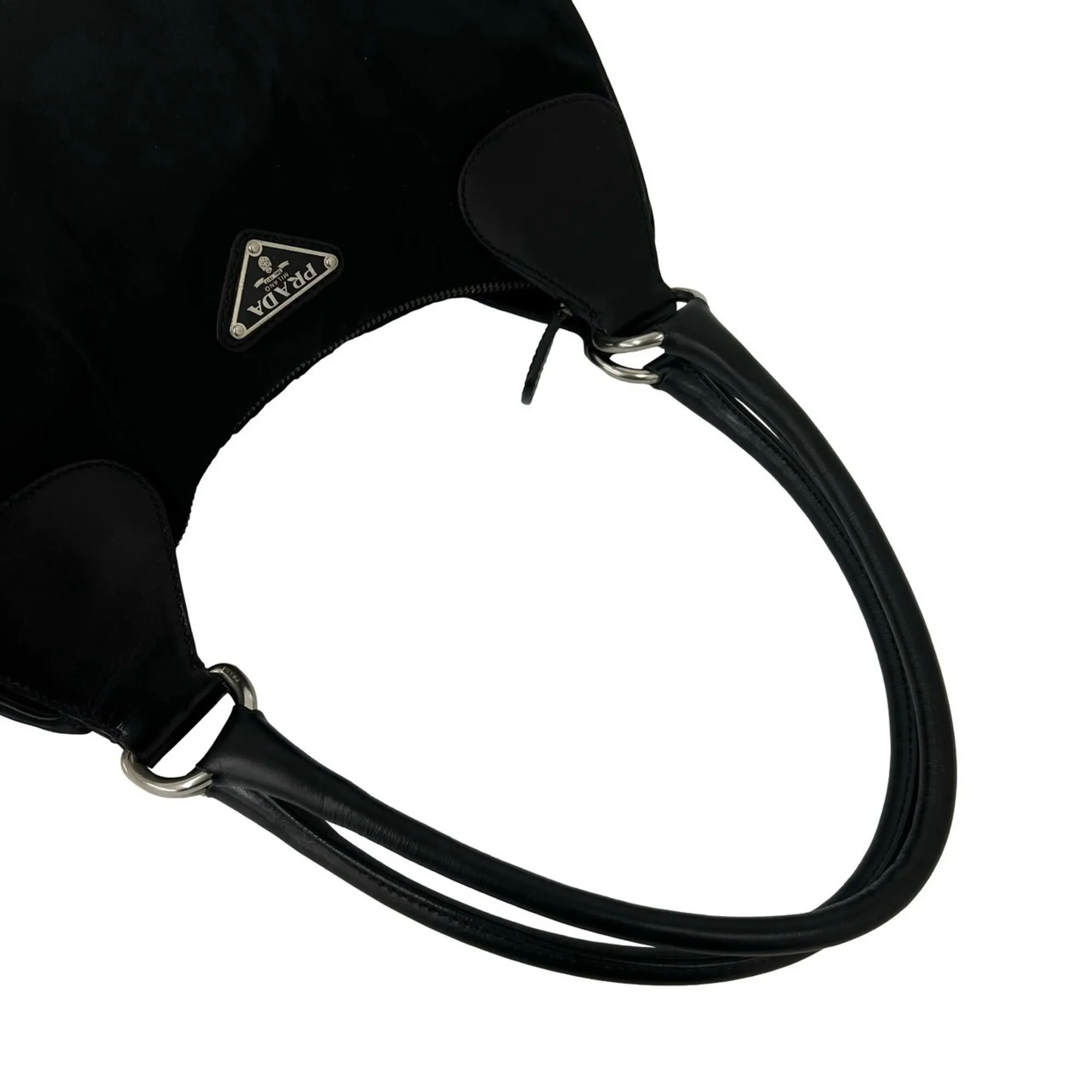 Nylon Leather Handbag Shoulder Bag (Pre-Owned) - Prada - Modalova