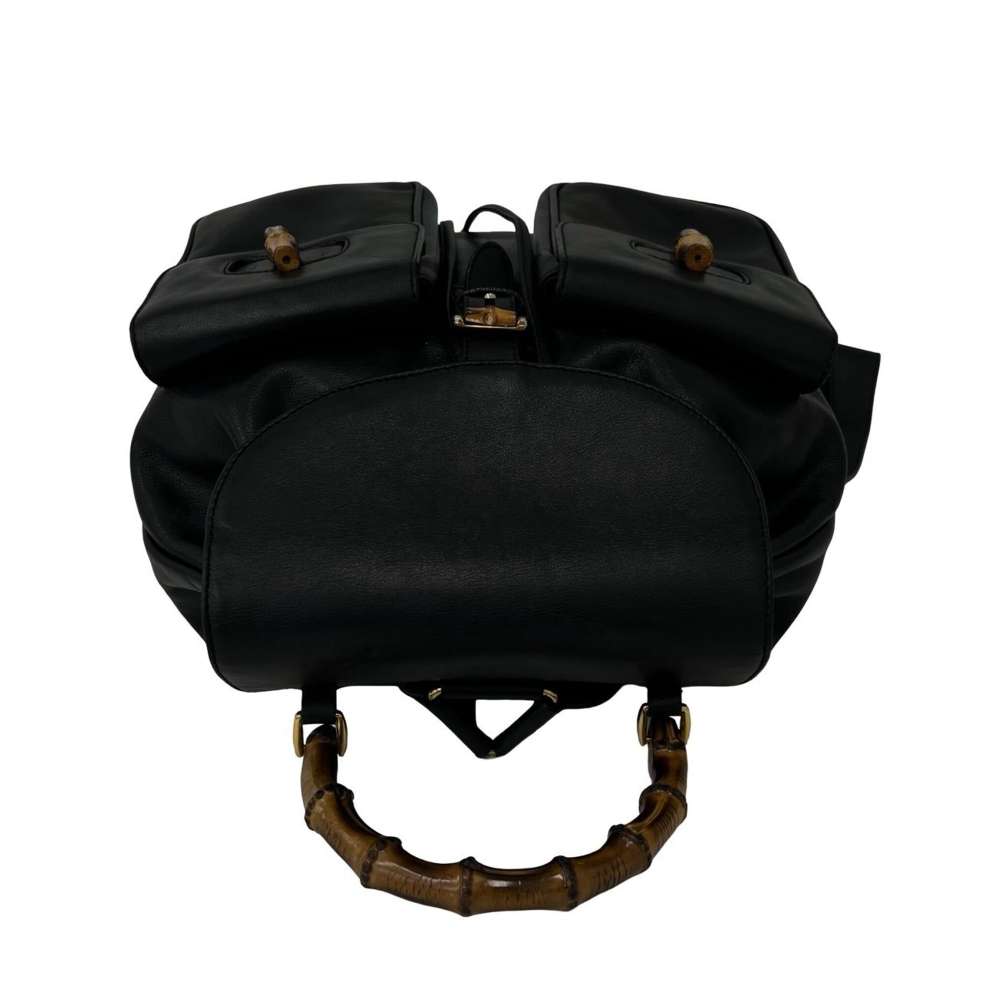 Leather Backpack (Pre-Owned) - Gucci - Modalova