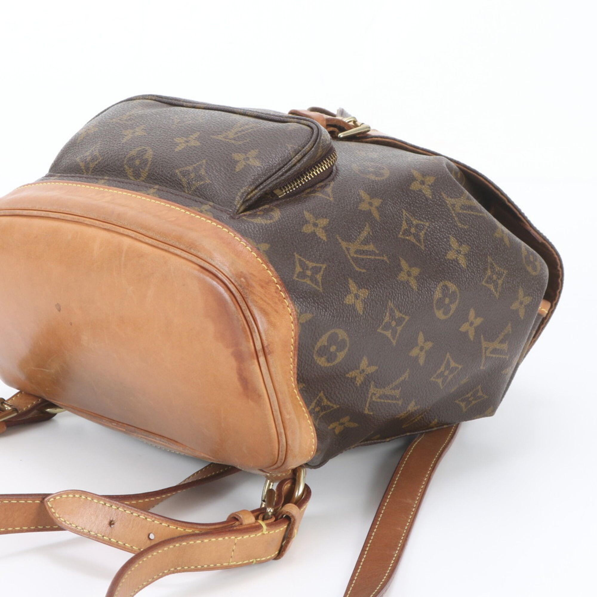 Leather Coated Canvas Backpack (Pre-Owned) - Louis Vuitton - Modalova