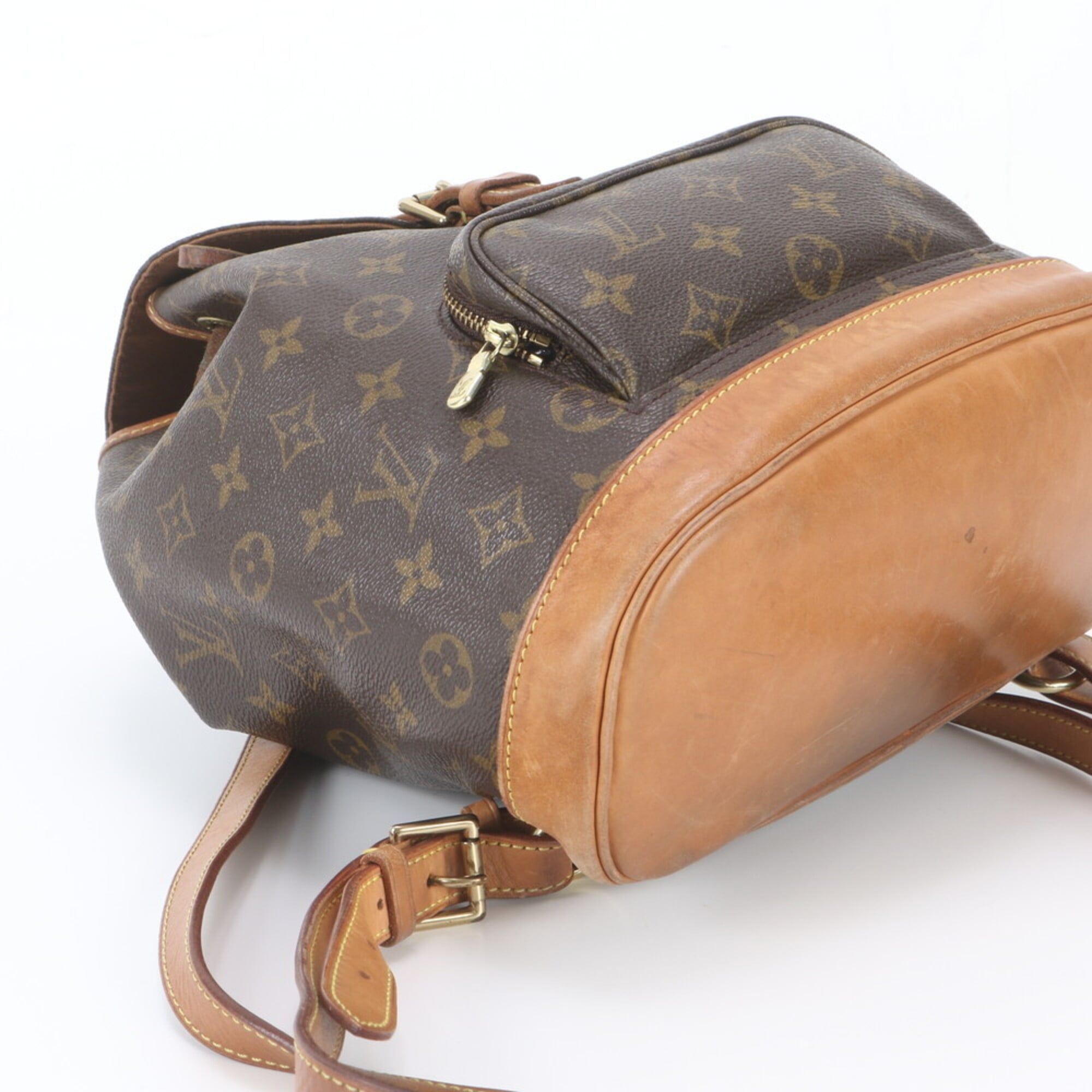 Leather Coated Canvas Backpack (Pre-Owned) - Louis Vuitton - Modalova