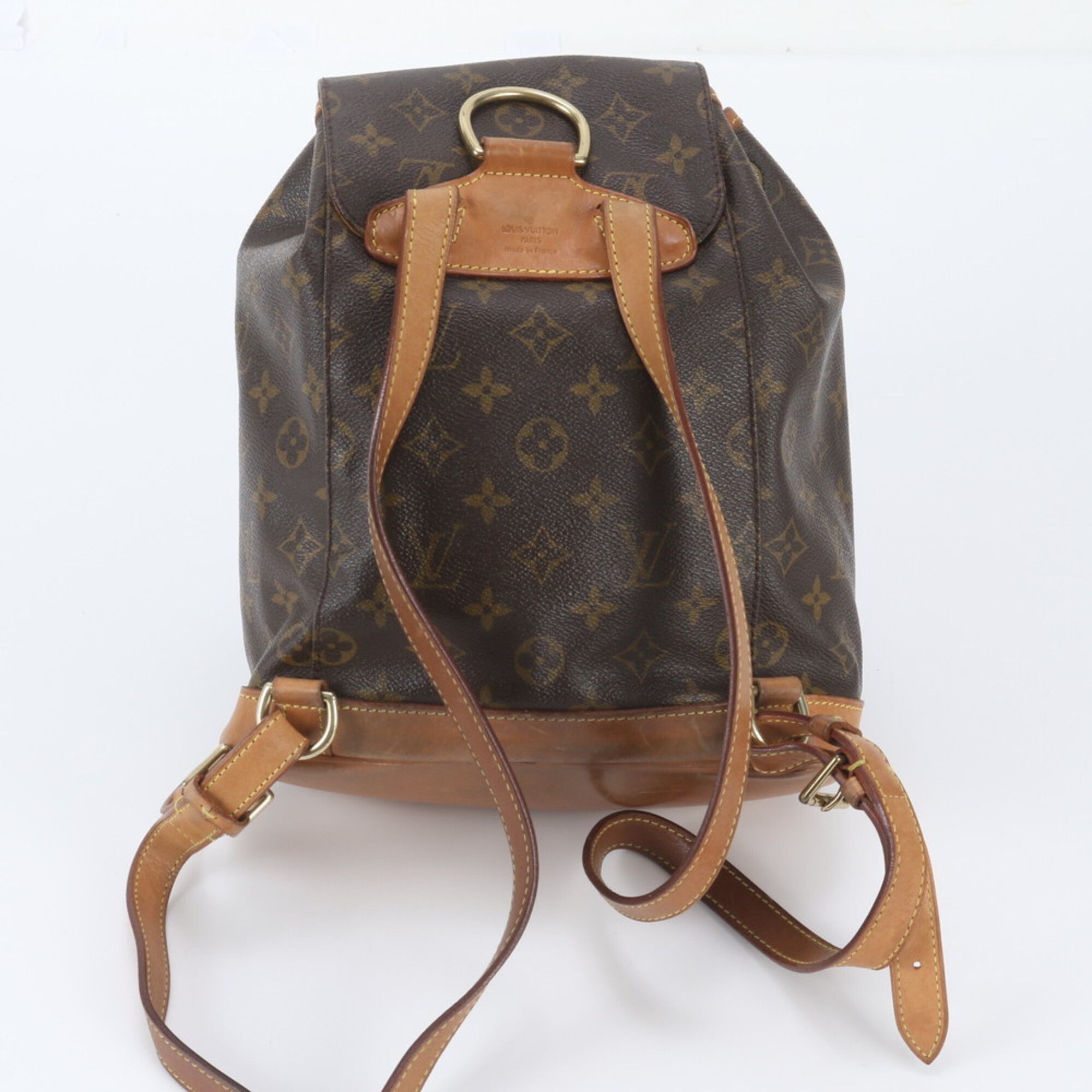 Leather Coated Canvas Backpack (Pre-Owned) - Louis Vuitton - Modalova