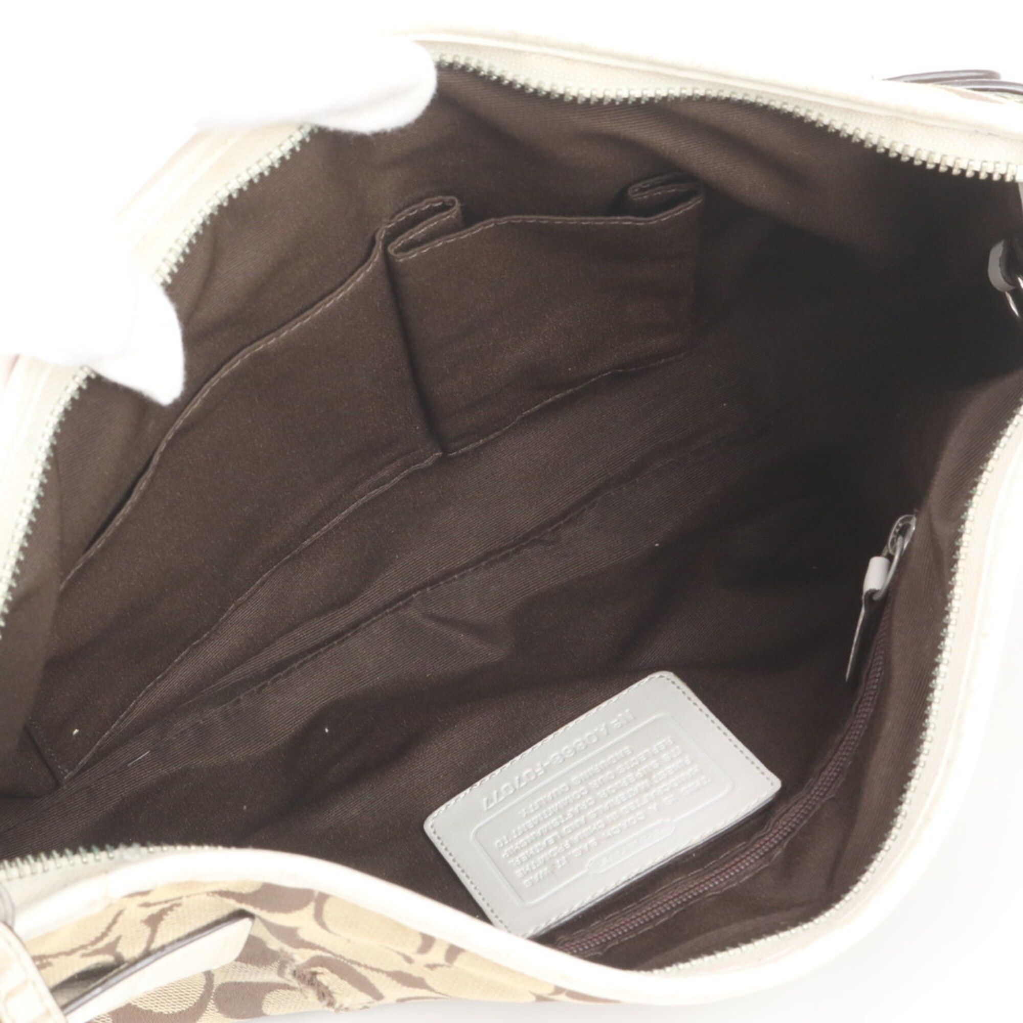 Leather Canvas Handbag Shoulder Bag Tote Bag (Pre-Owned) - Coach - Modalova