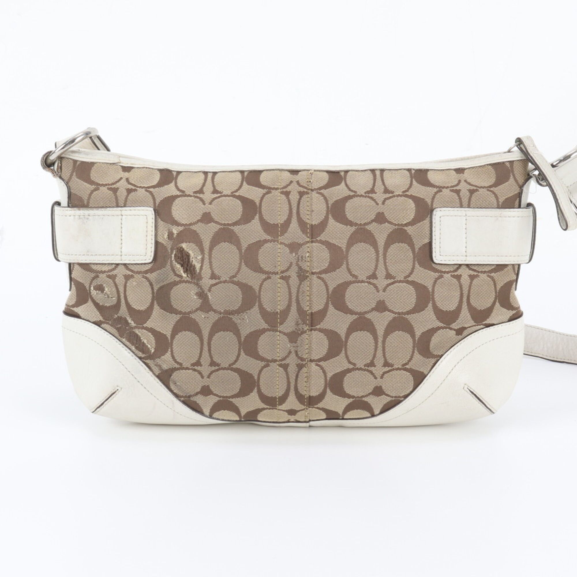 Leather Canvas Handbag Shoulder Bag Tote Bag (Pre-Owned) - Coach - Modalova
