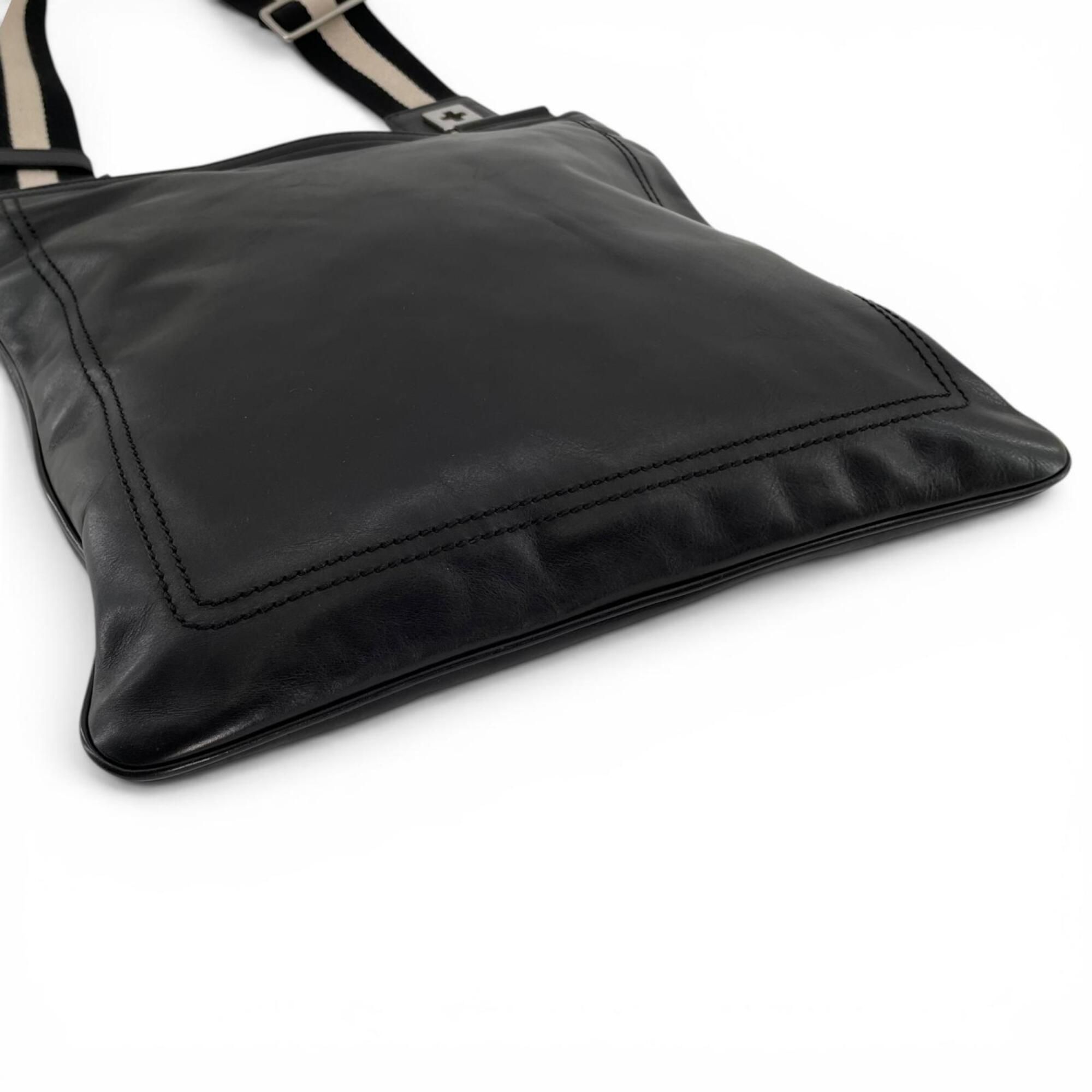 Leather Canvas Shoulder Bag (Pre-Owned) - Bally - Modalova