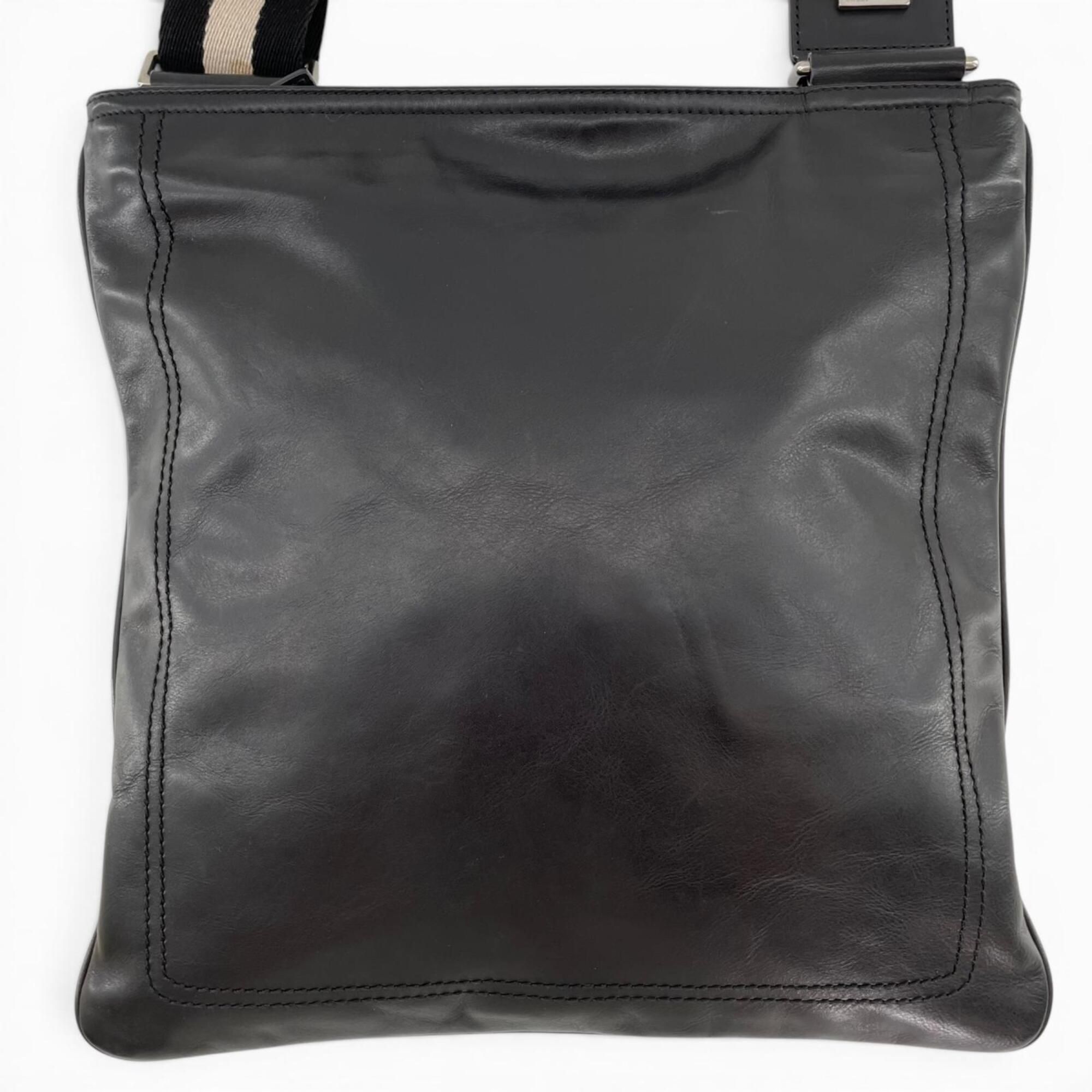 Leather Canvas Shoulder Bag (Pre-Owned) - Bally - Modalova