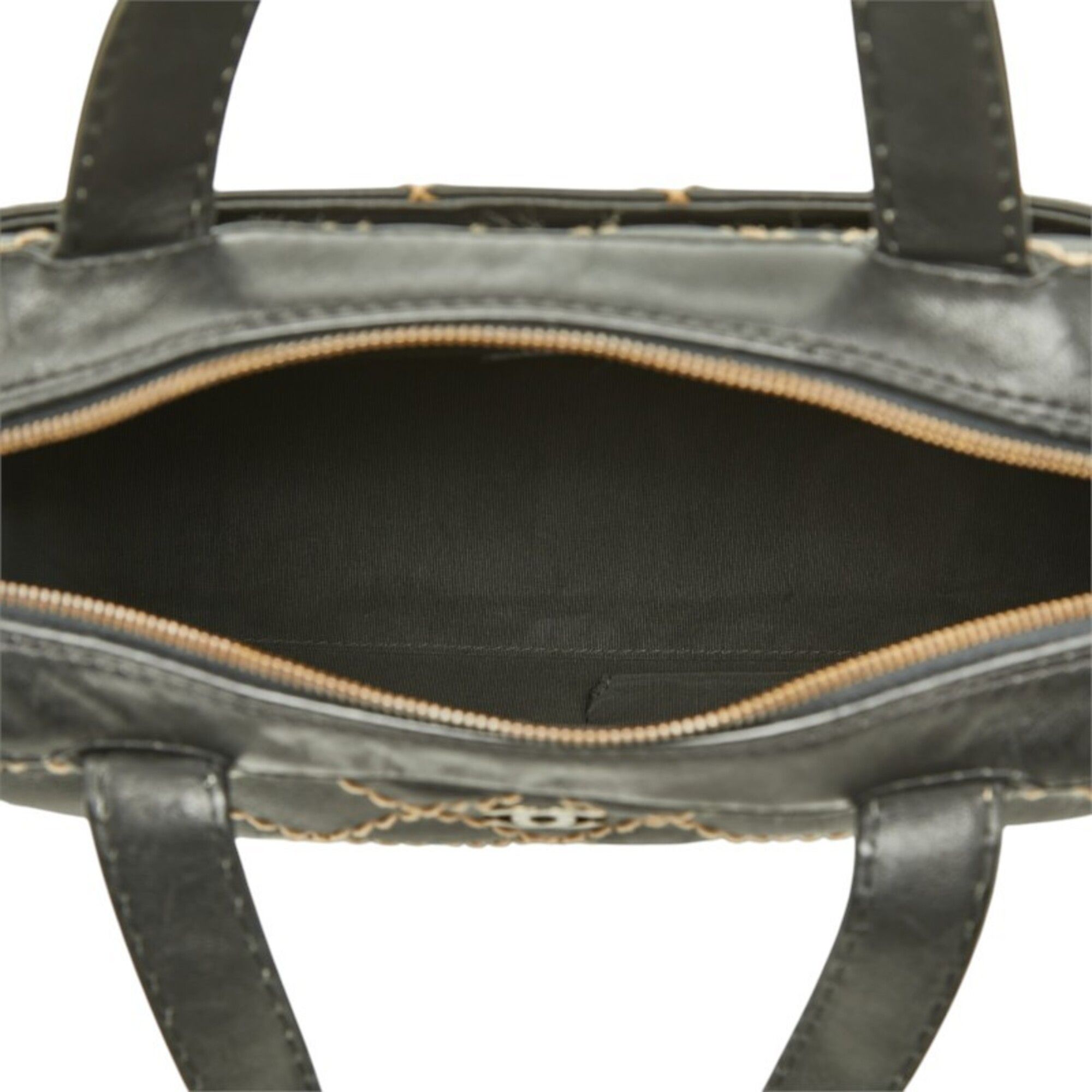 Leather Boston Bag Handbag (Pre-Owned) - Chanel - Modalova