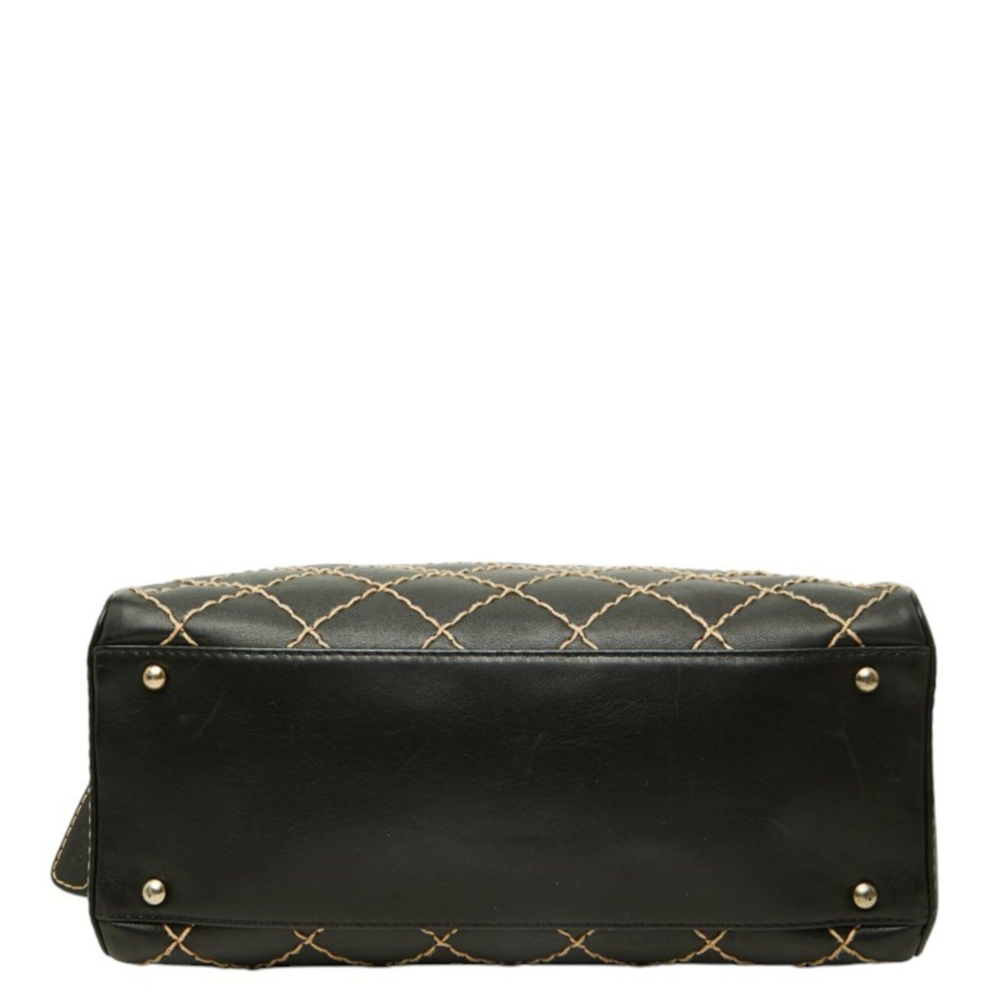 Leather Boston Bag Handbag (Pre-Owned) - Chanel - Modalova