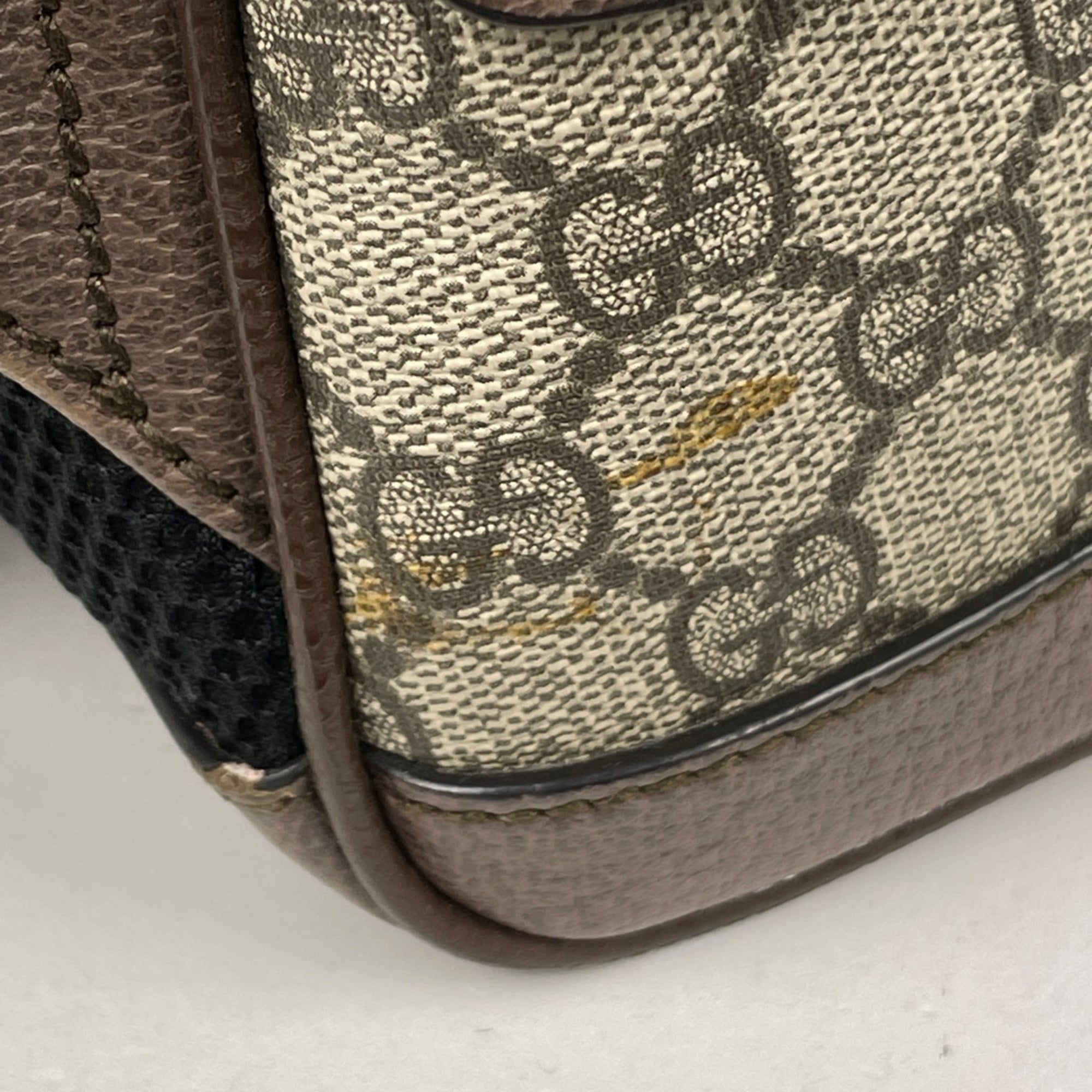 Gg Supreme Leather Backpack (Pre-Owned) - Gucci - Modalova