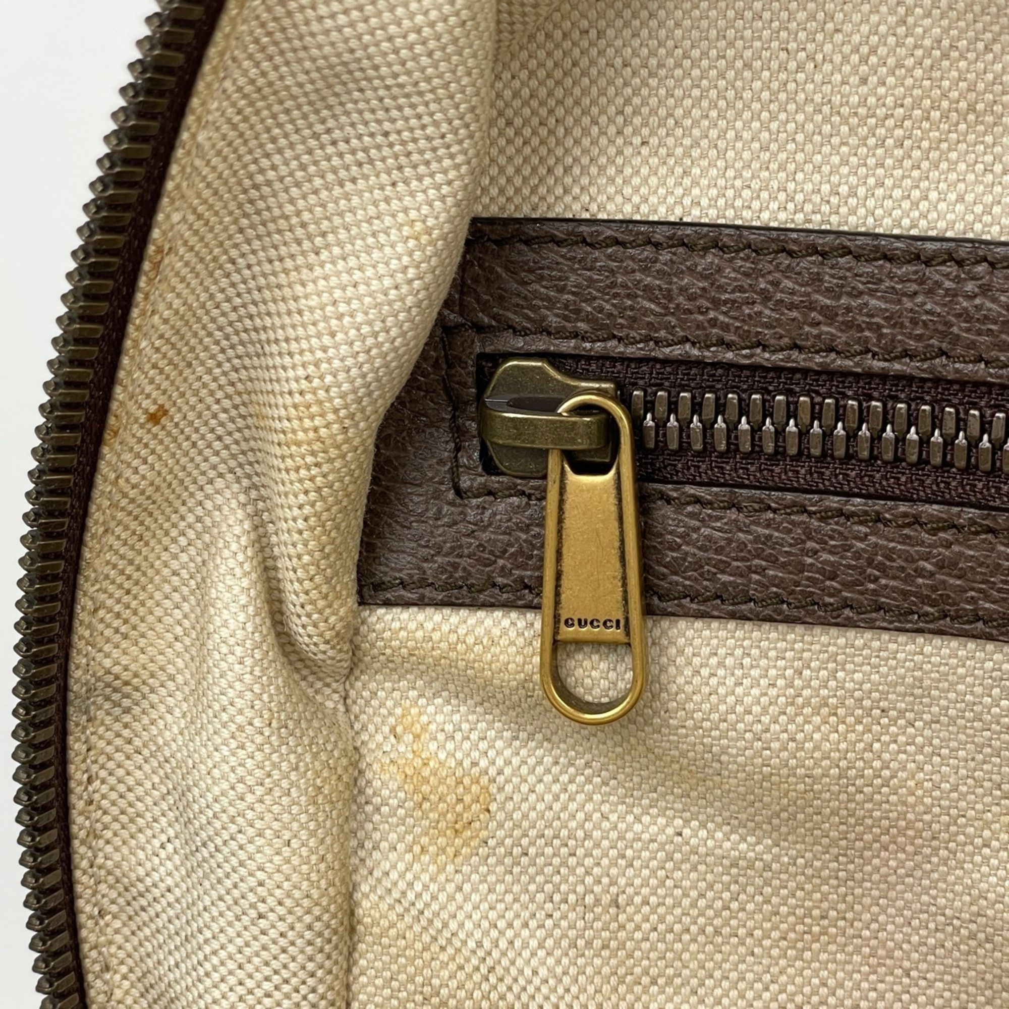Gg Supreme Leather Backpack (Pre-Owned) - Gucci - Modalova