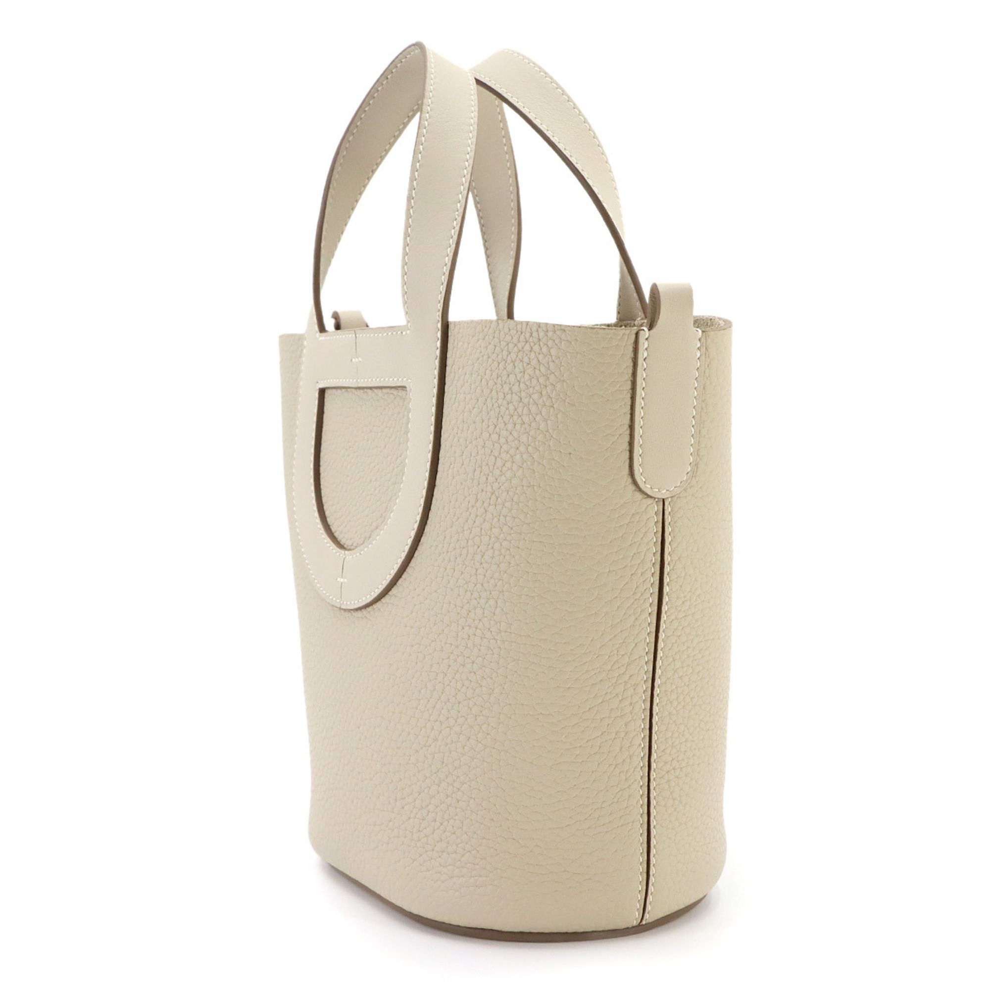 Taurillon Clemence Leather Swift Leather Handbag (Pre-Owned) - Hermes - Modalova