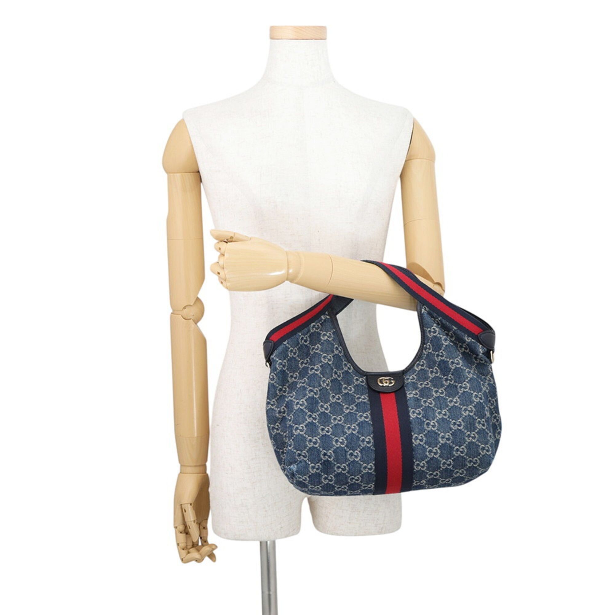 Denim Handbag Tote Bag (Pre-Owned) - Gucci - Modalova