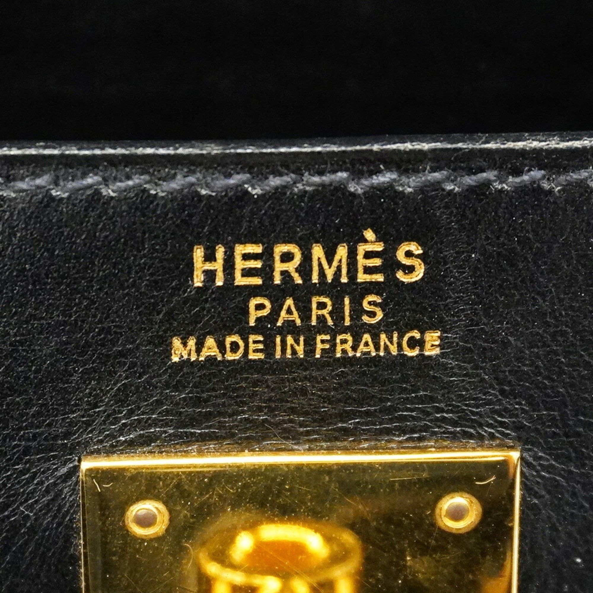 Box Calf Leather Handbag (Pre-Owned) - Hermes - Modalova