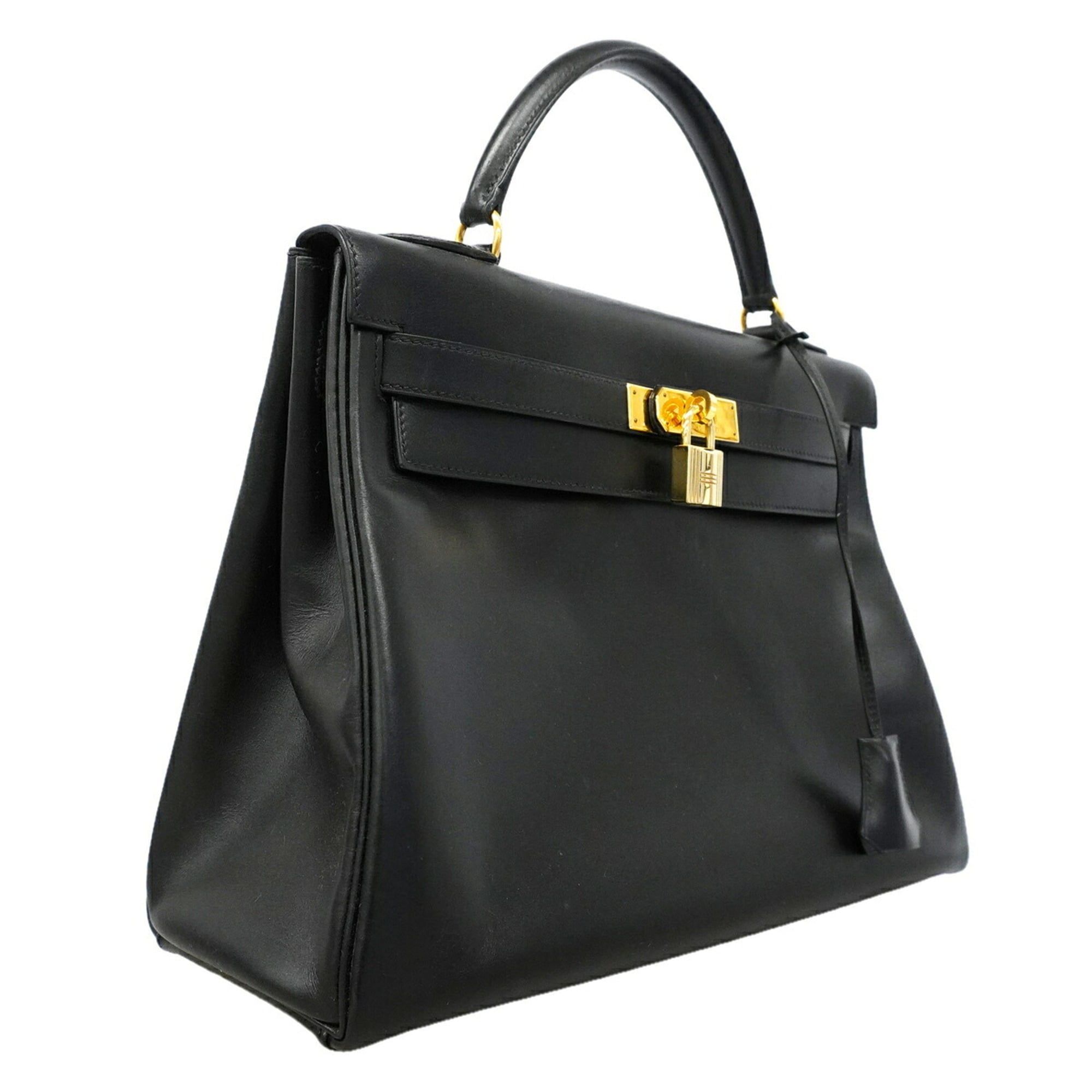 Box Calf Leather Handbag (Pre-Owned) - Hermes - Modalova