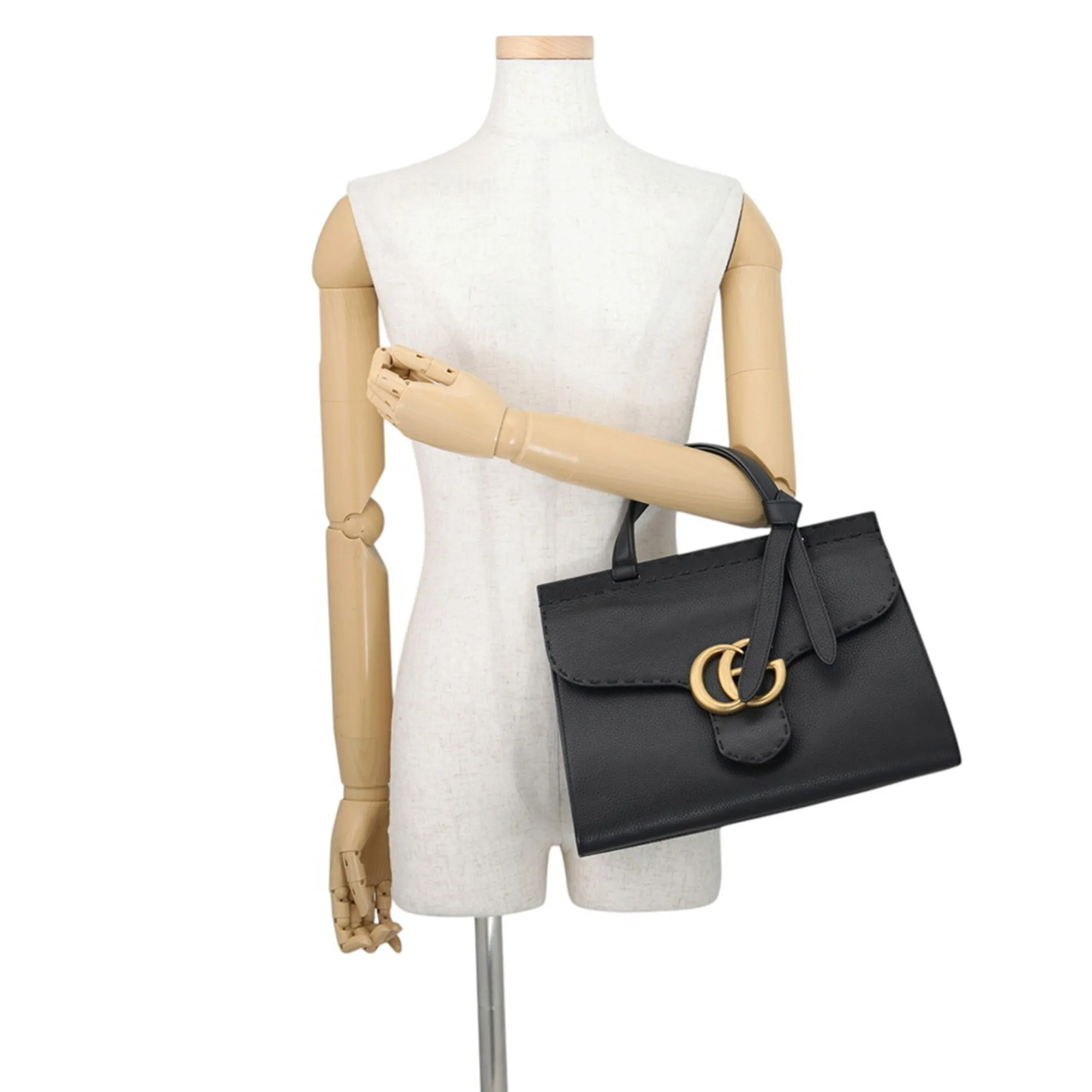 Leather Handbag (Pre-Owned) - Gucci - Modalova
