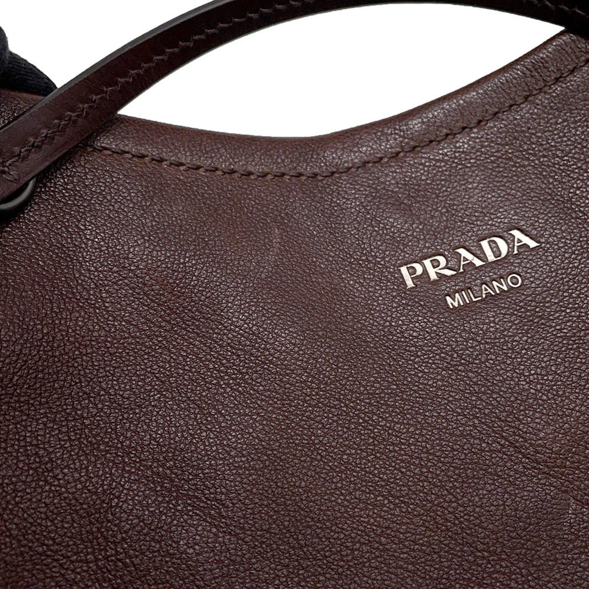 Leather Handbag Shoulder Bag (Pre-Owned) - Prada - Modalova
