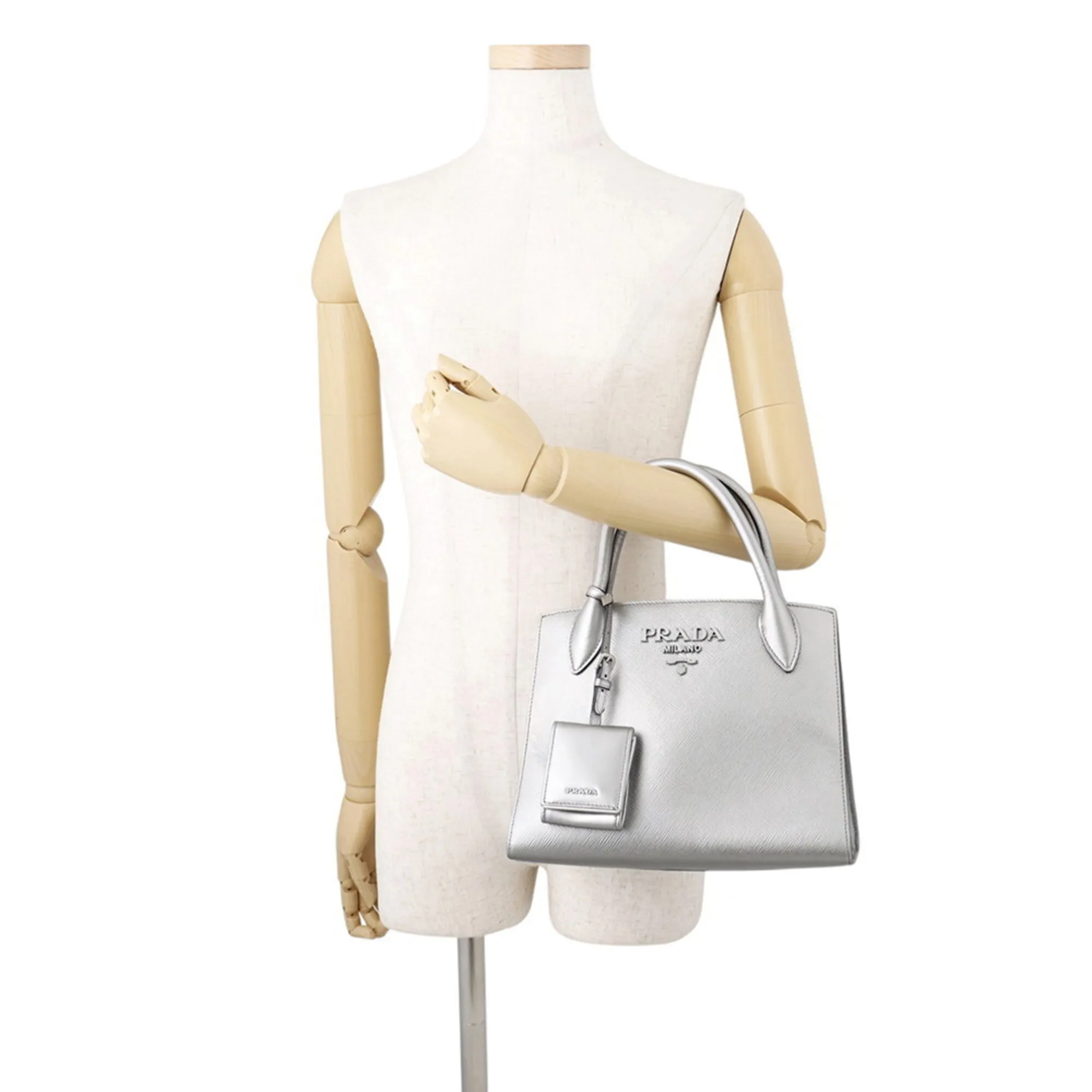 Leather Handbag Pouch (Pre-Owned) - Prada - Modalova