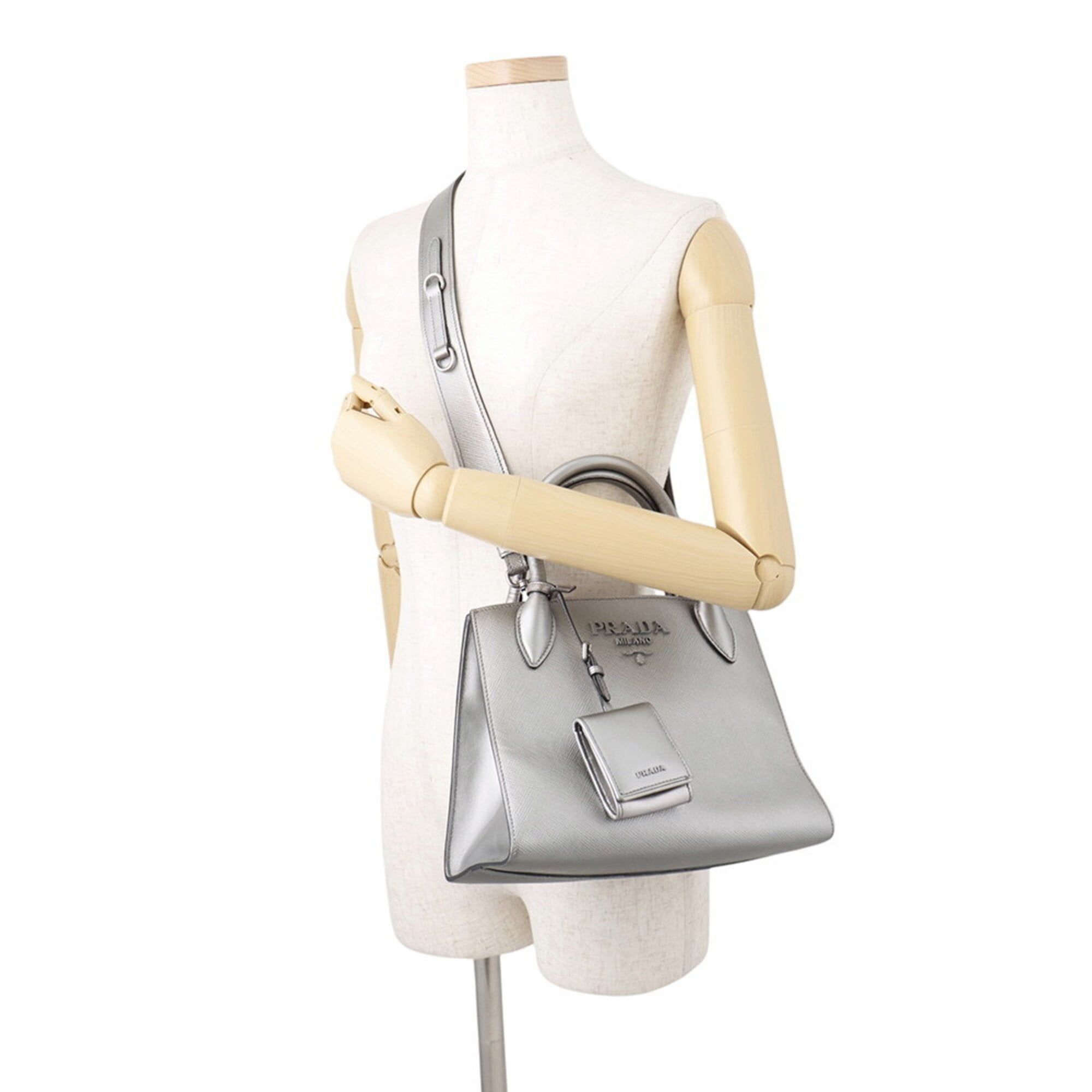 Leather Handbag Pouch (Pre-Owned) - Prada - Modalova
