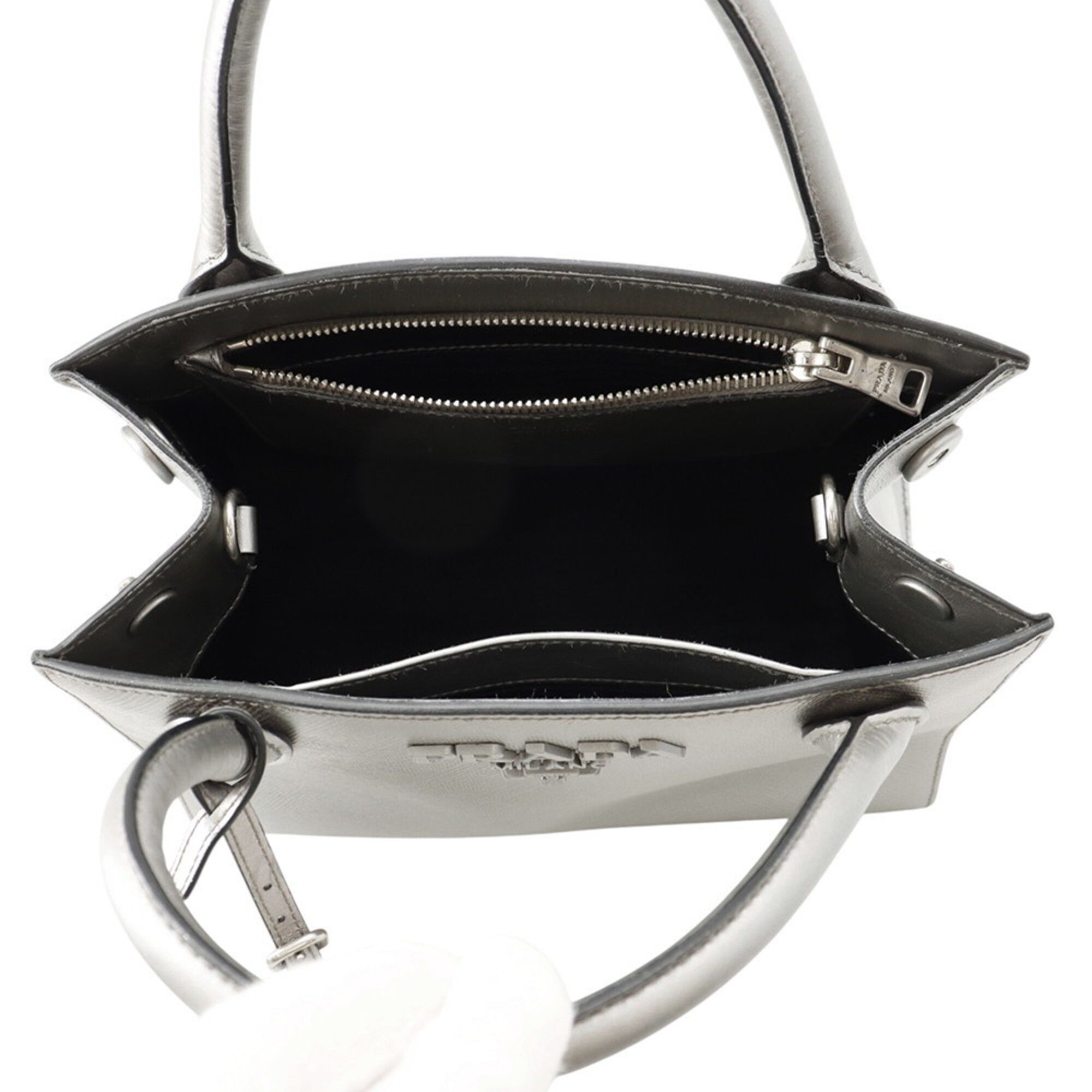 Leather Handbag Pouch (Pre-Owned) - Prada - Modalova