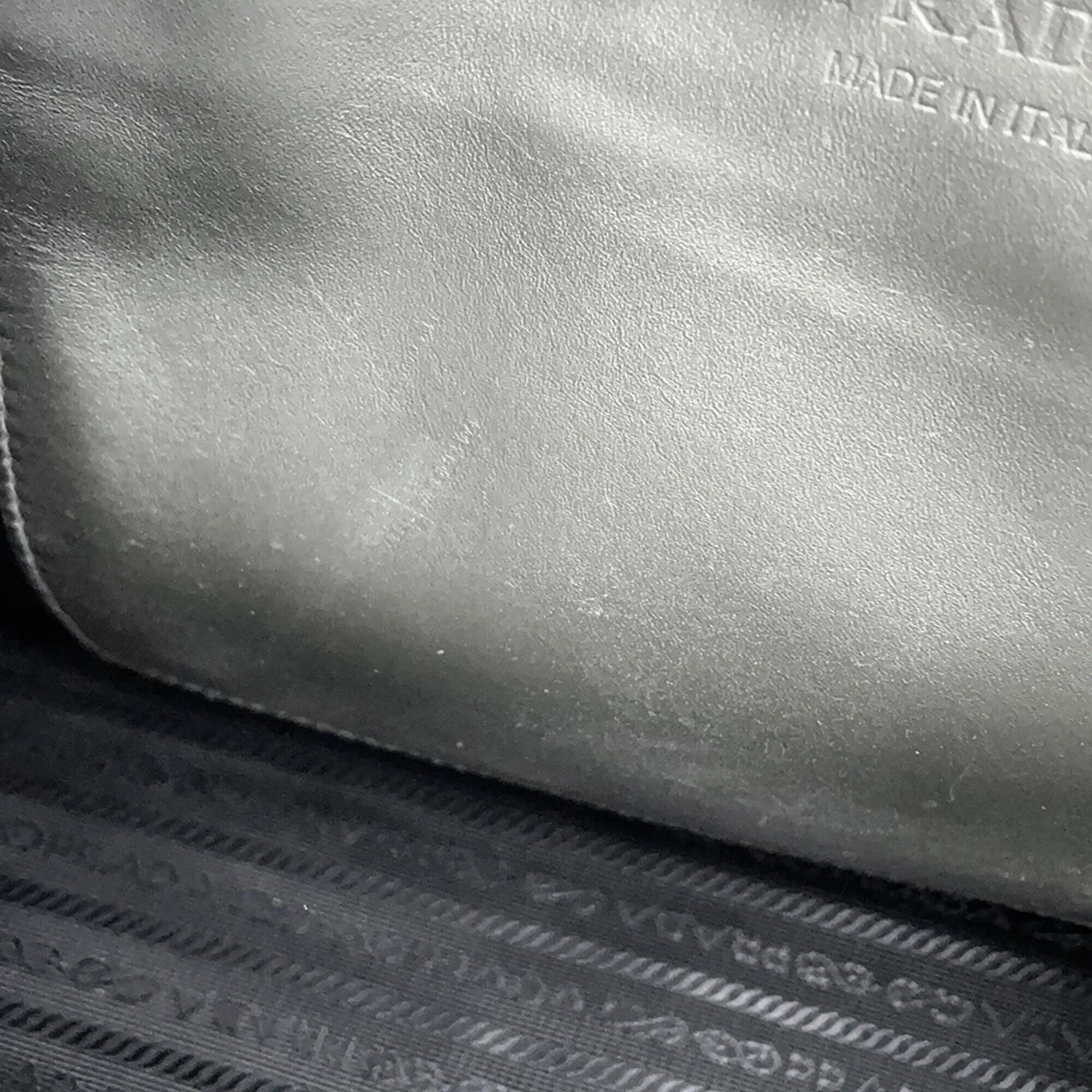 Leather Handbag Pouch (Pre-Owned) - Prada - Modalova