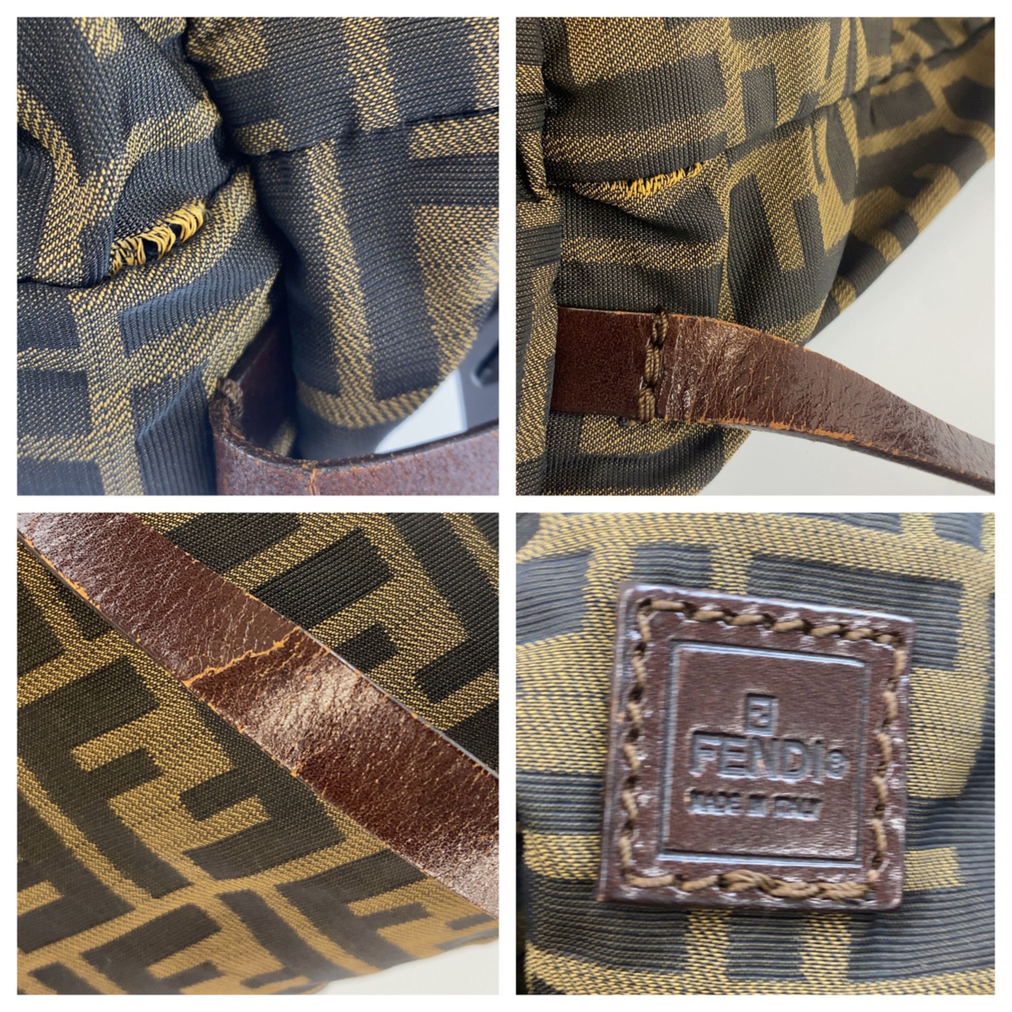 Nylon Leather Backpack (Pre-Owned) - Fendi - Modalova